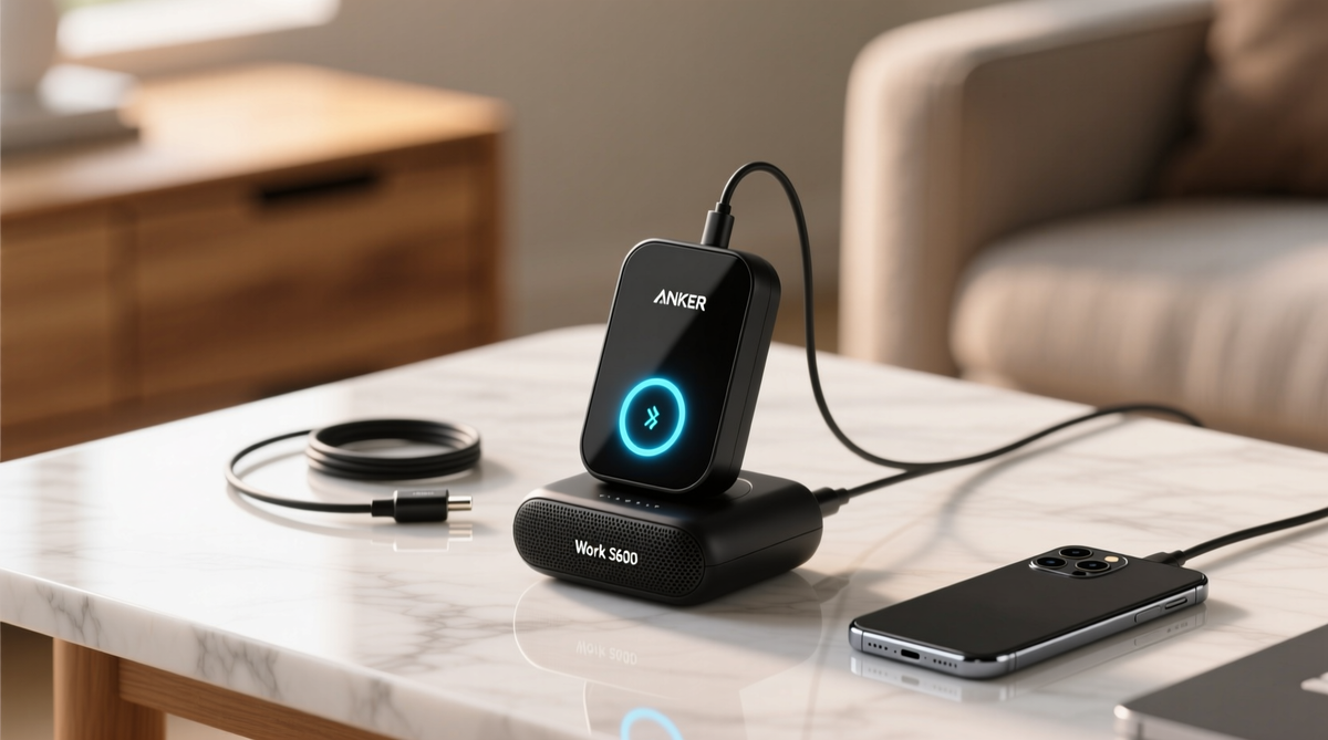 AnkerWork S600 AI Speakerphone Charger Review: Efficiency