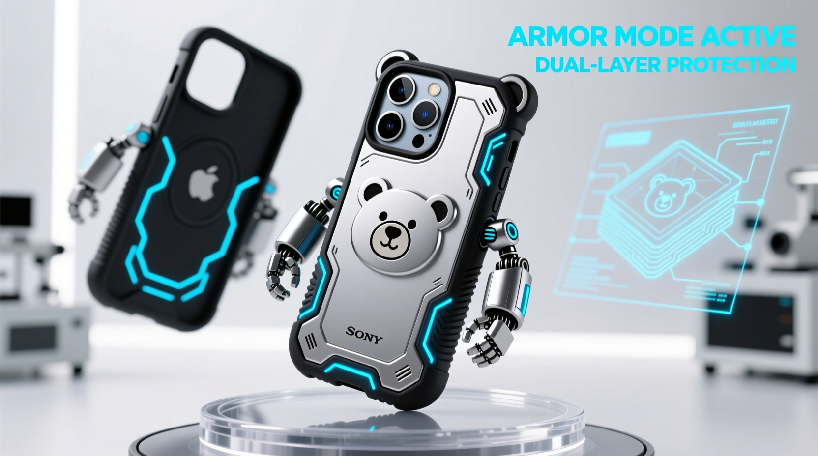 ultimate guide to shielding your iphone with a robot bear case for maximum protection and style