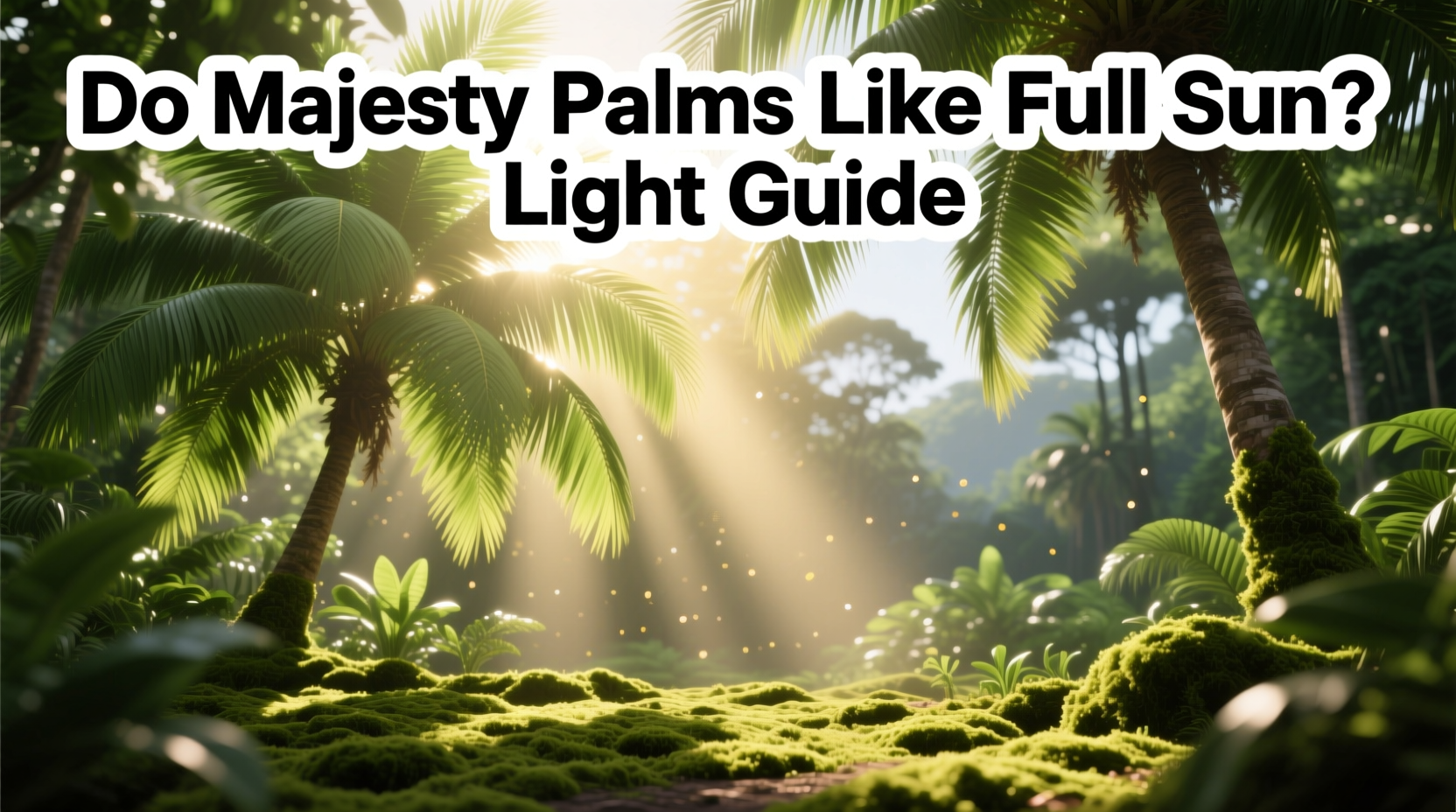 do majesty palms like full sun