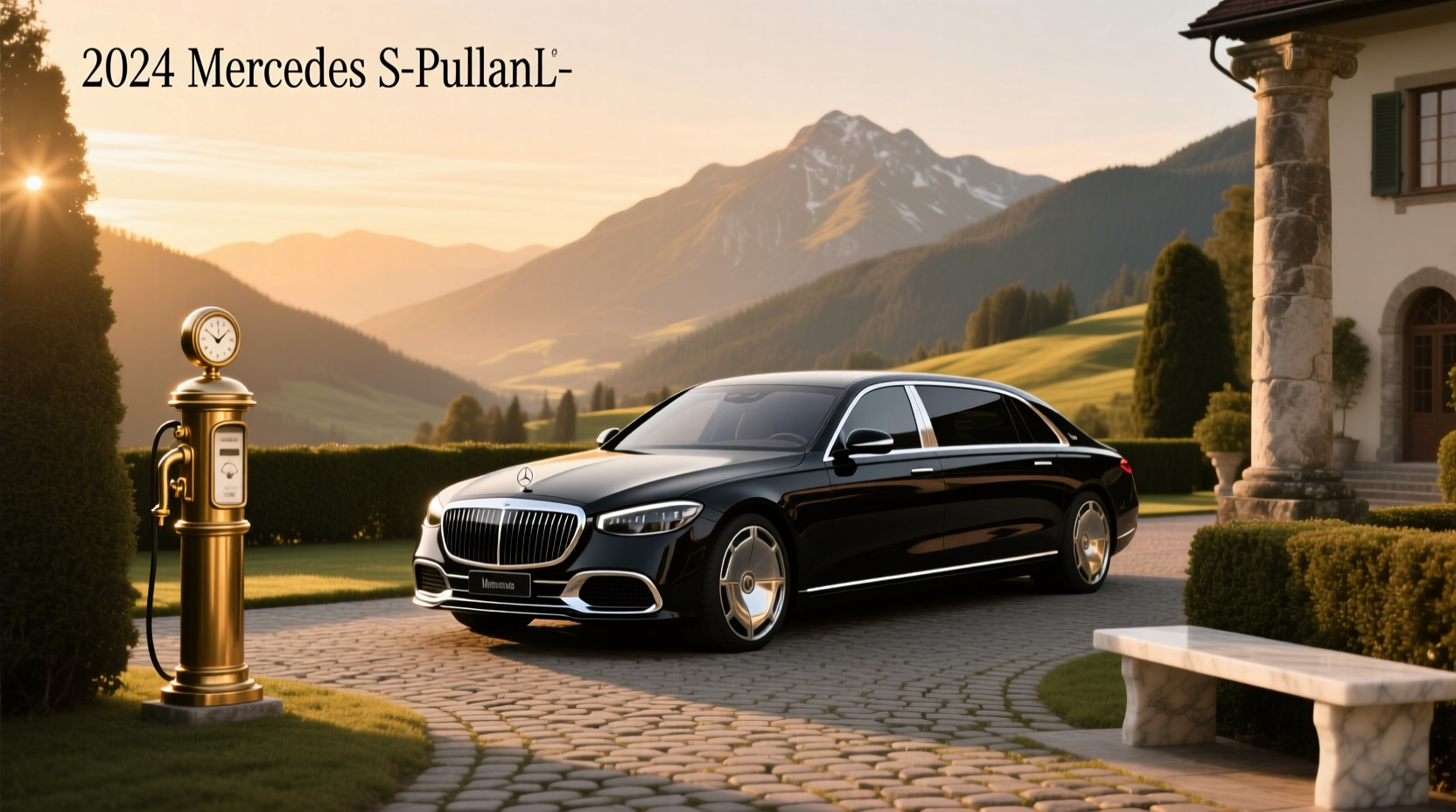 German luxury cars lineup including Mercedes, BMW, and Porsche