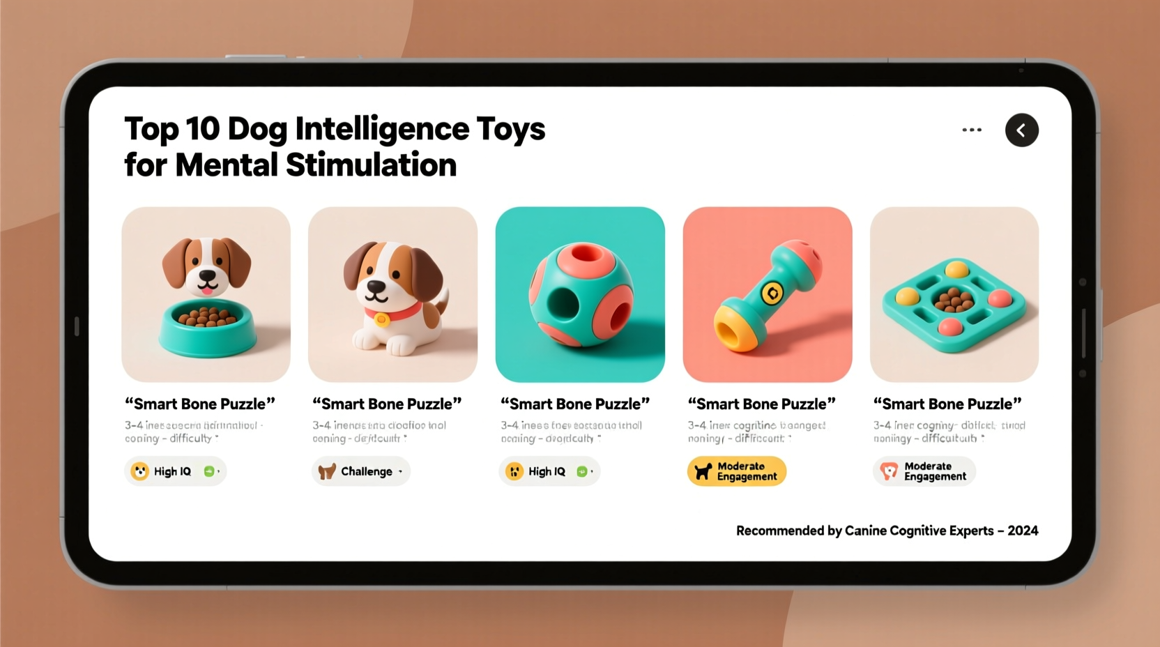 guide to the best dog intelligence toys for mental stimulation