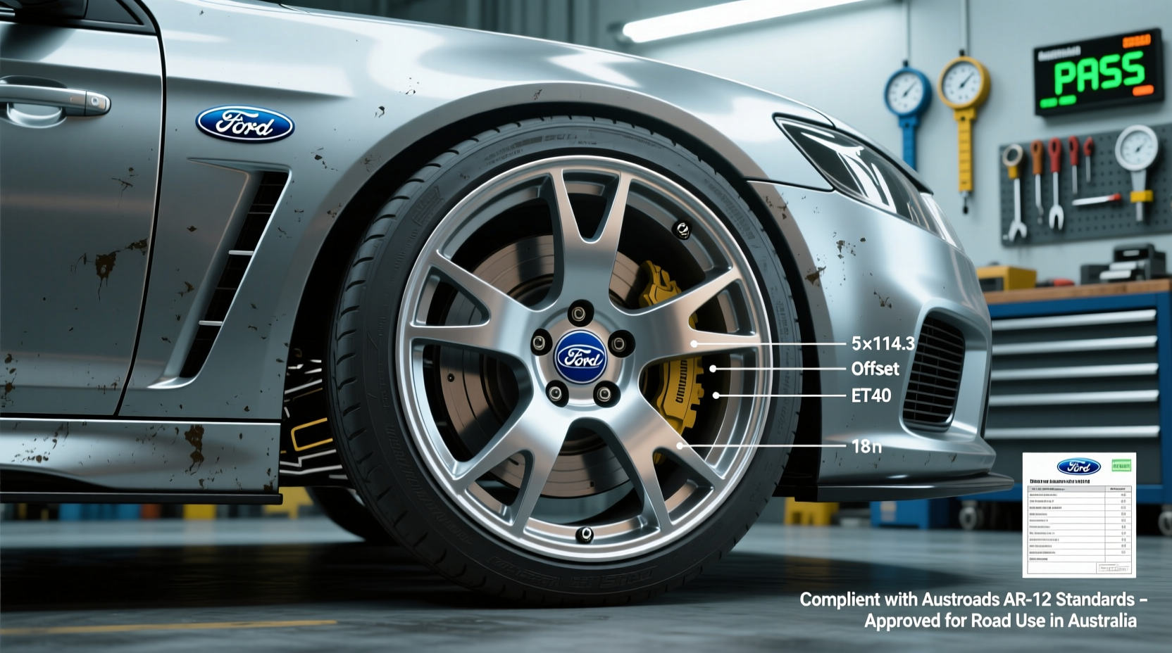BF Falcon Aftermarket Wheel Legality in Australia