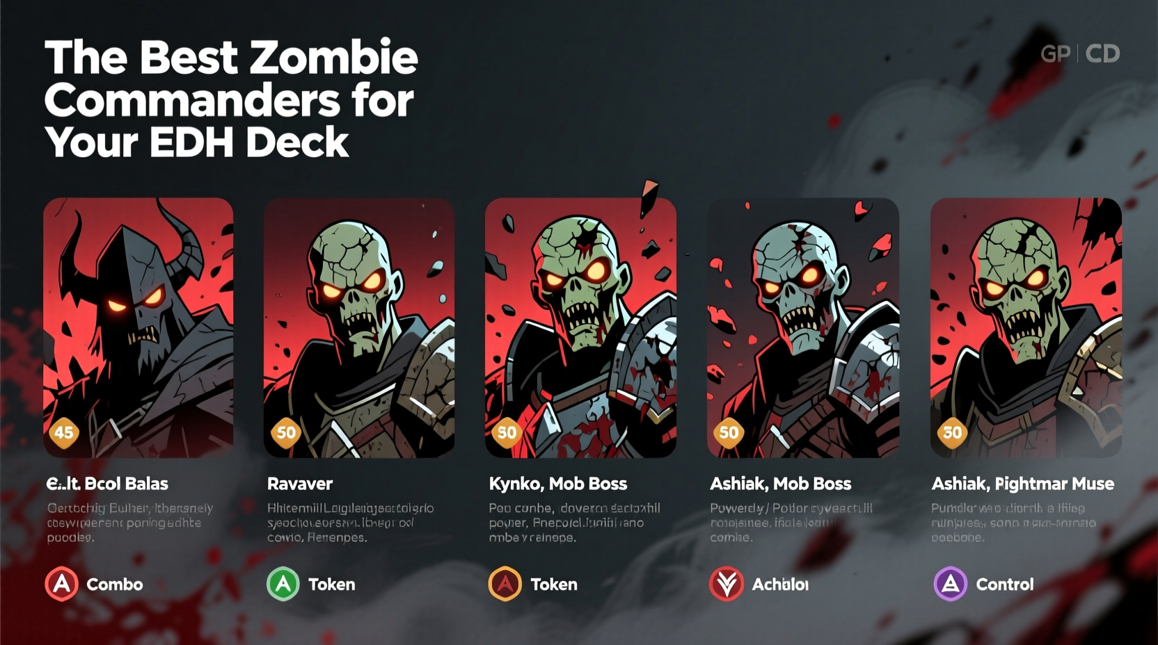 guide to the best zombie commanders for your edh deck