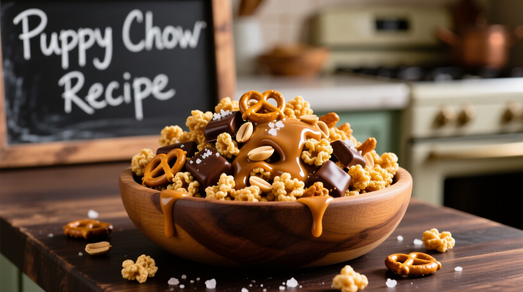 sweet salty puppy chow recipe