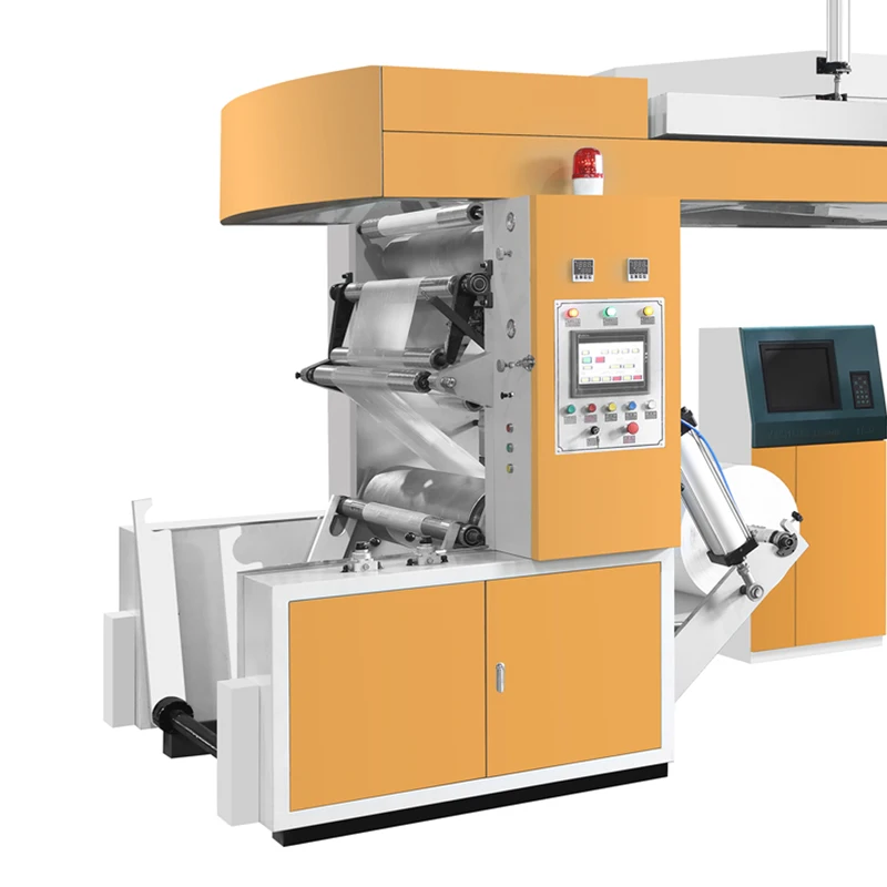4 colors CI central drum flexographic printing machine