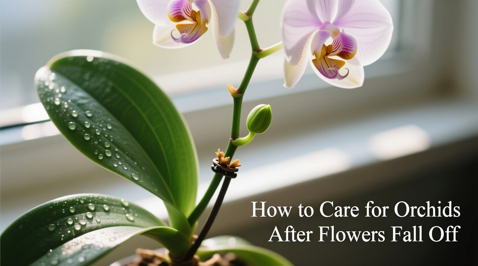 how to care for orchids after flowers fall off
