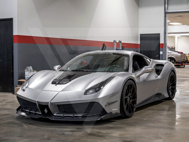 フェラーリ488GTB2015-2017用ミシャデザインスタイルハーフ