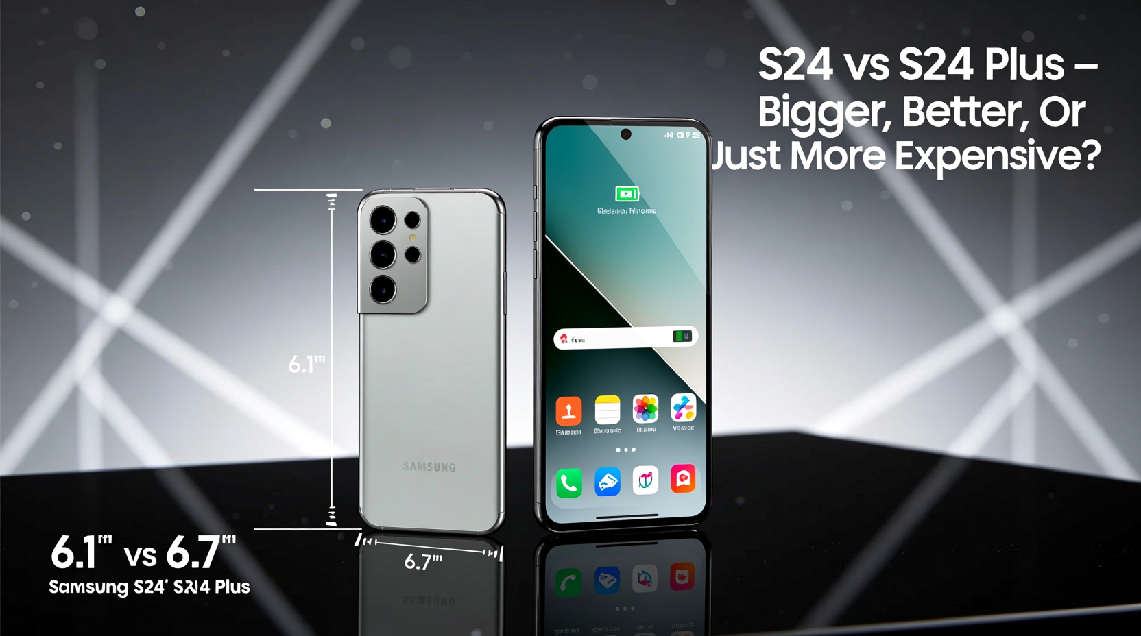 samsung s24 vs s24 plus is bigger really better or just more expensive