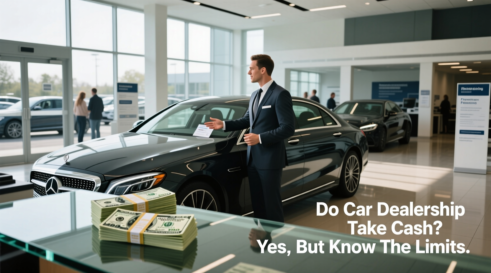 do car dealerships take cash