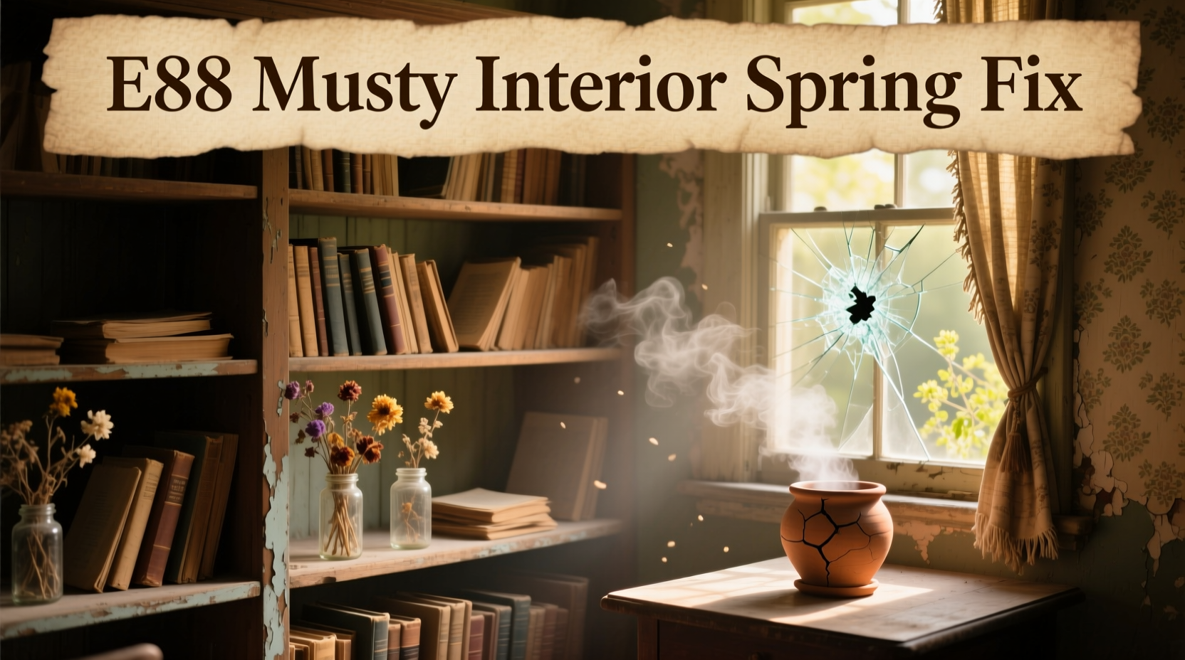e88 musty interior spring