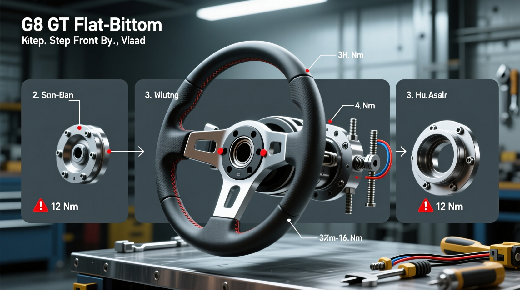 g8 gt flat bottom install