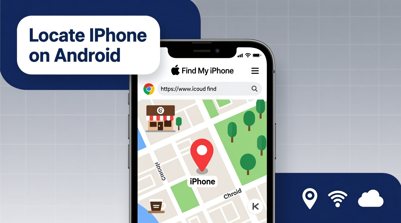 effective methods to locate an iphone using an android device without extra apps