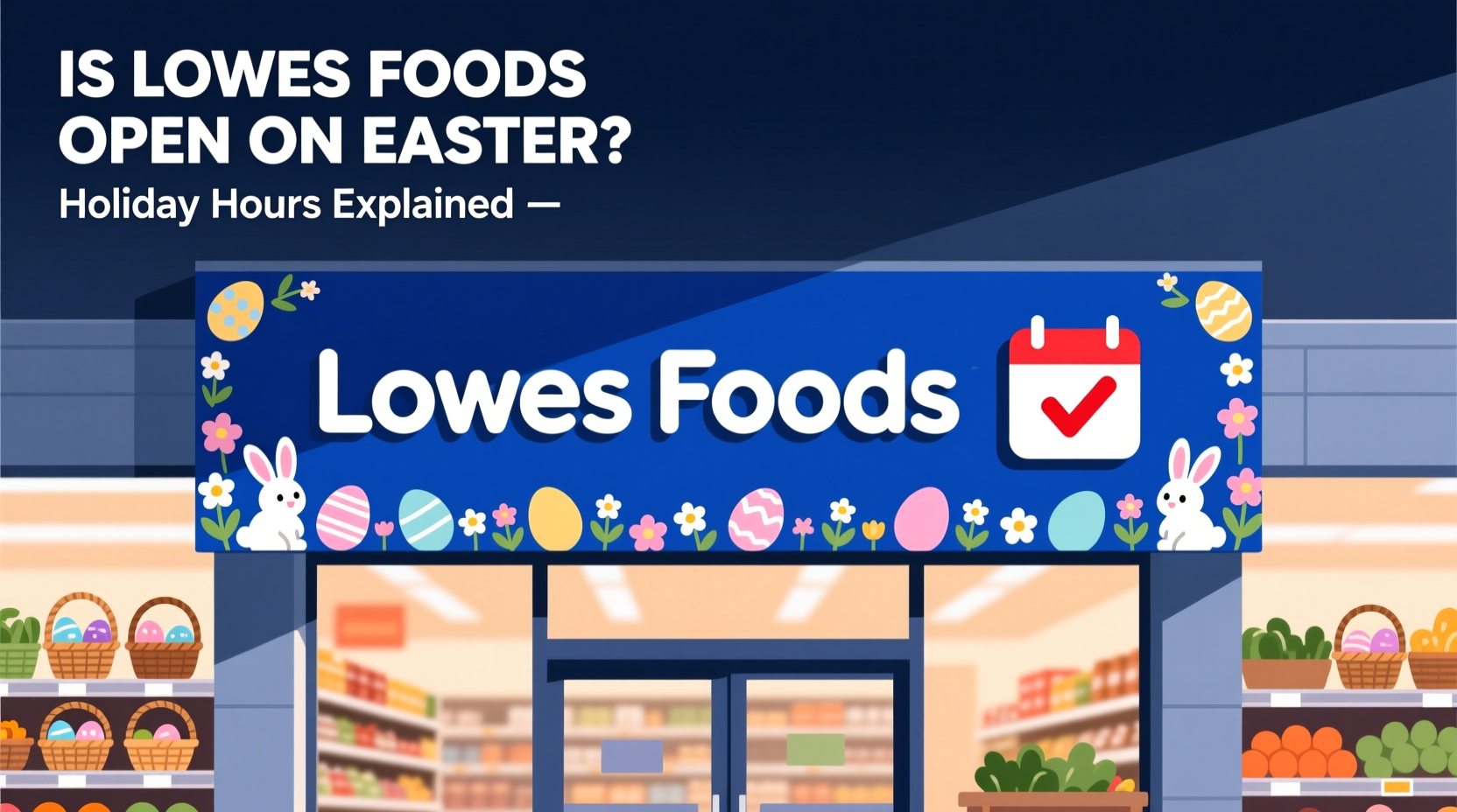 is lowes foods open on easter