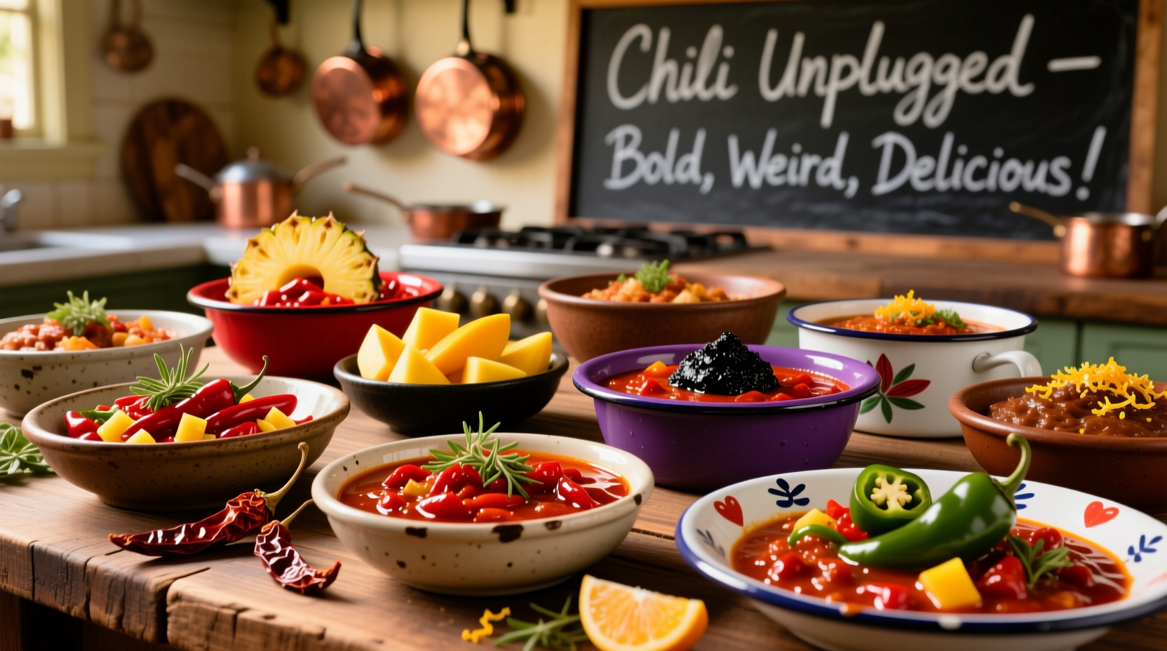 offbeat chili recipes