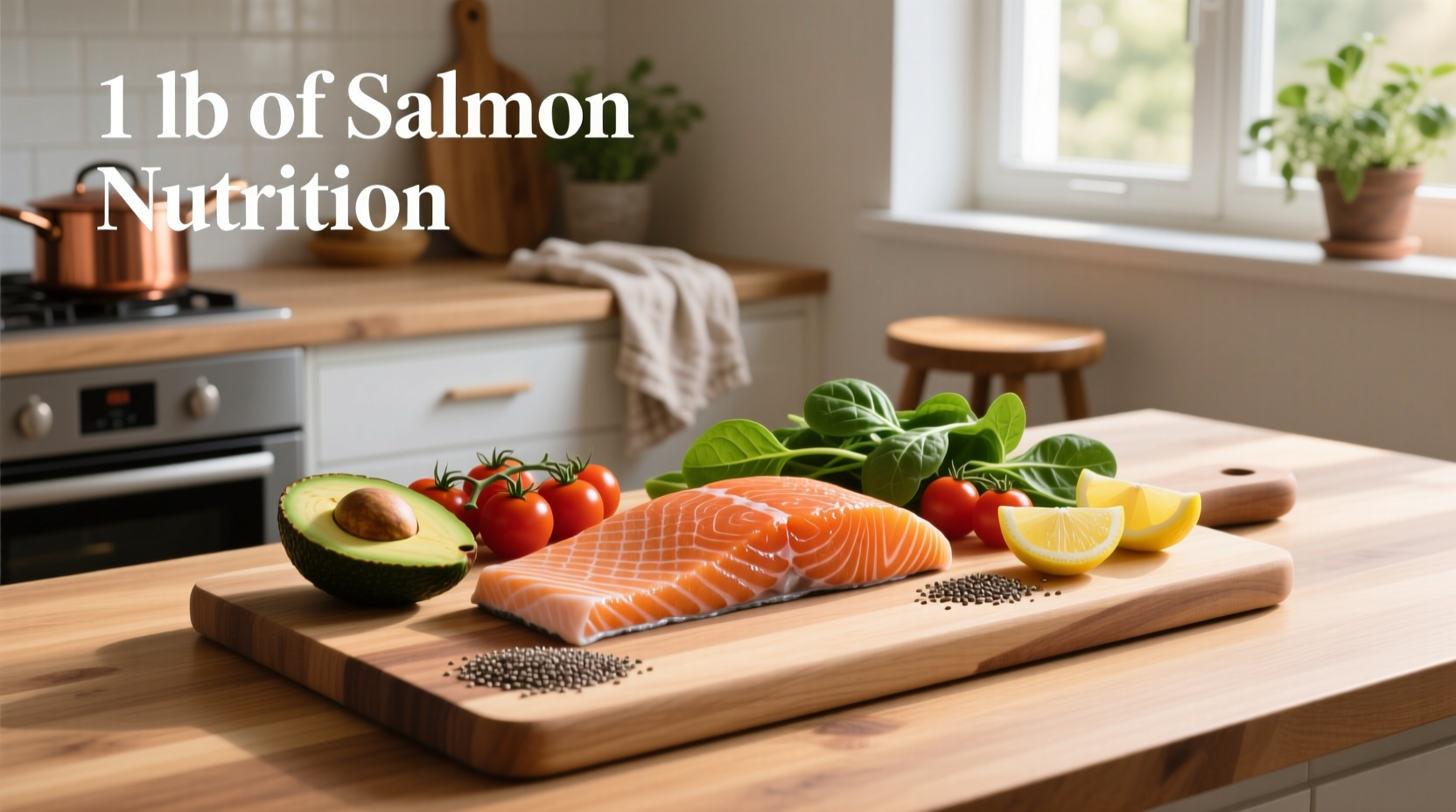 1 lb salmon nutrition breakdown