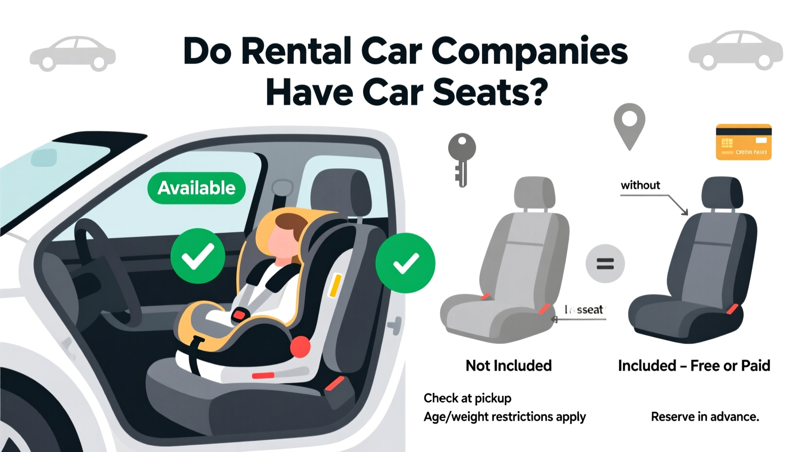 do rental car companies have car seats
