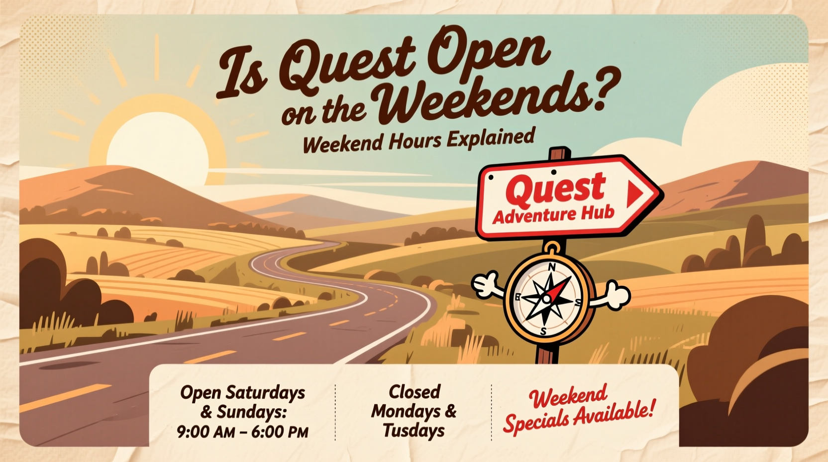 is quest open on the weekends