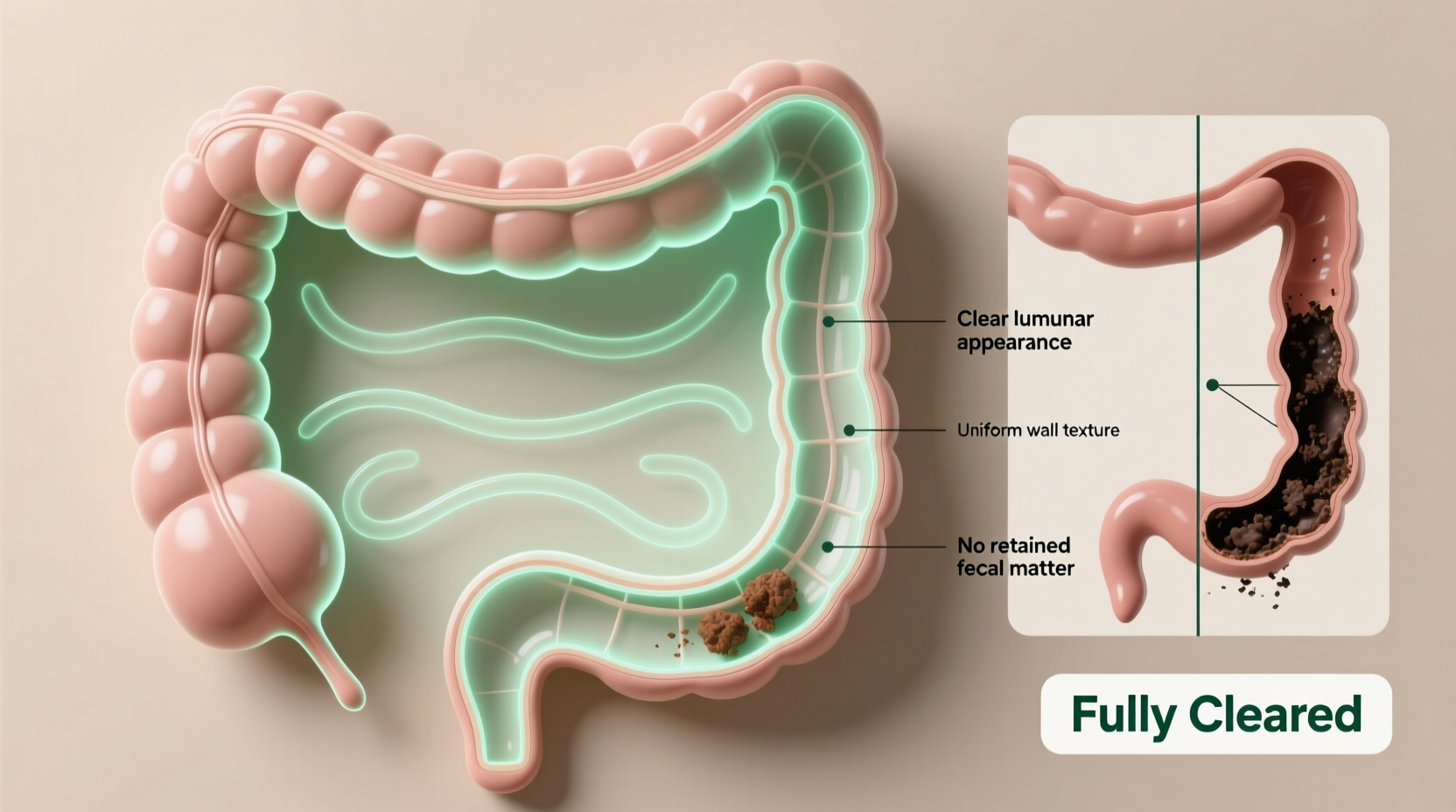 how to confidently determine if your colon is fully cleared before a procedure