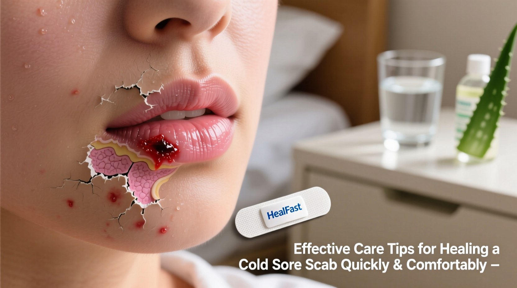 effective care tips for healing a cold sore scab quickly and comfortably