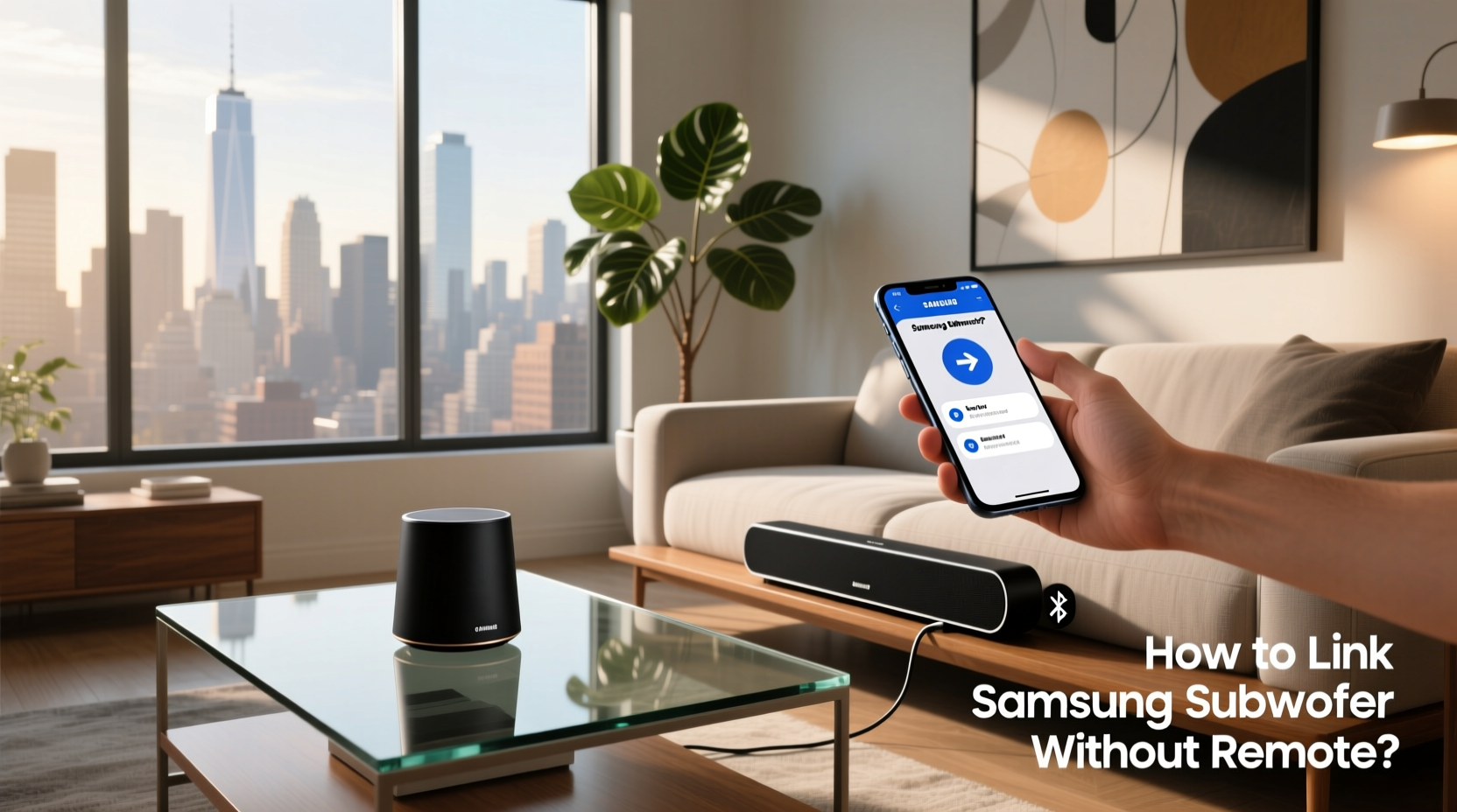 How to Link Samsung Wireless Subwoofer Without Remote