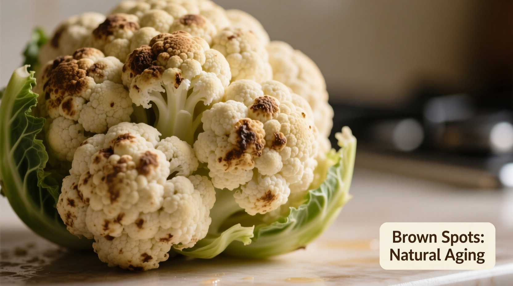 brown stuff on cauliflower