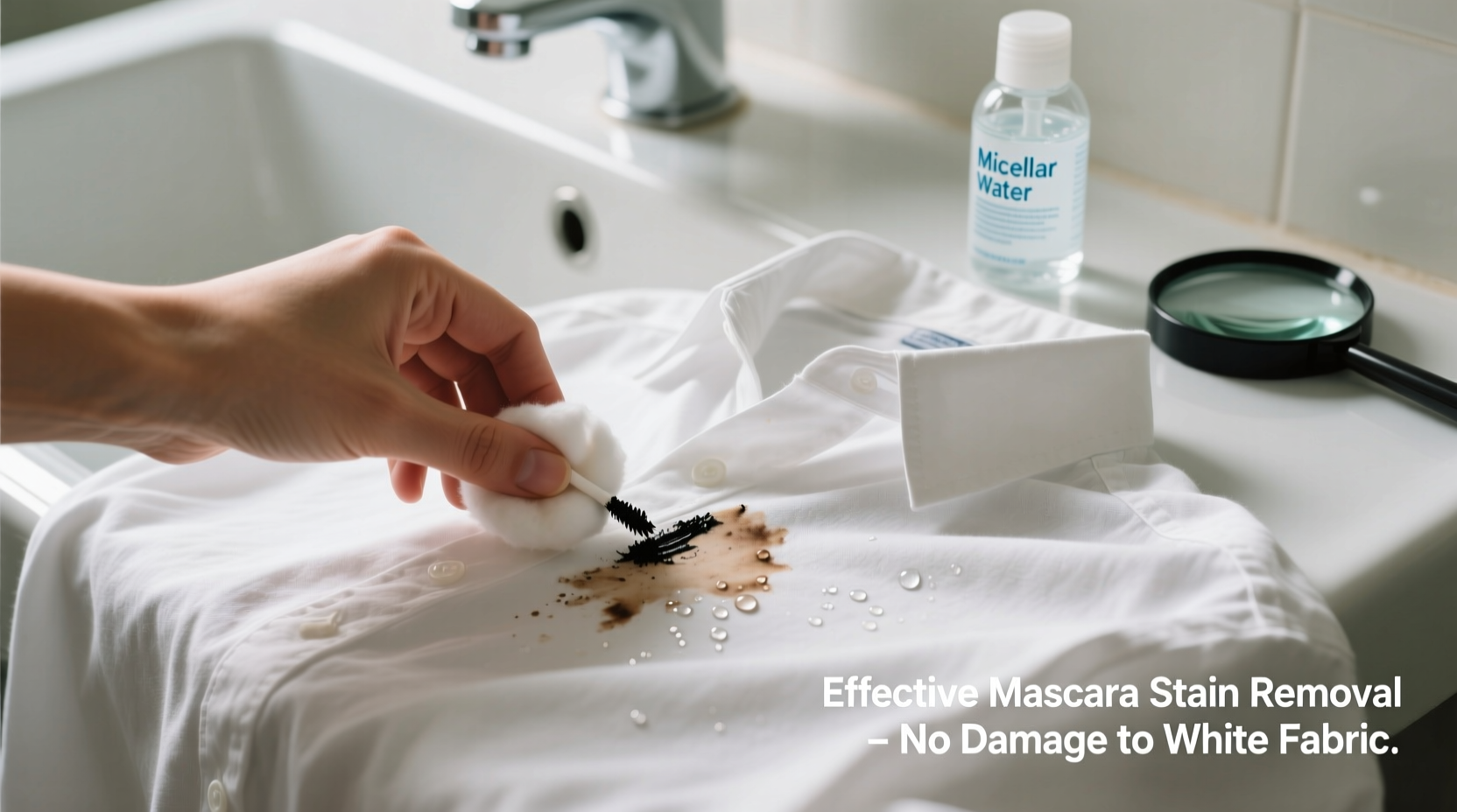 effective methods to remove mascara stains from white clothes without damage