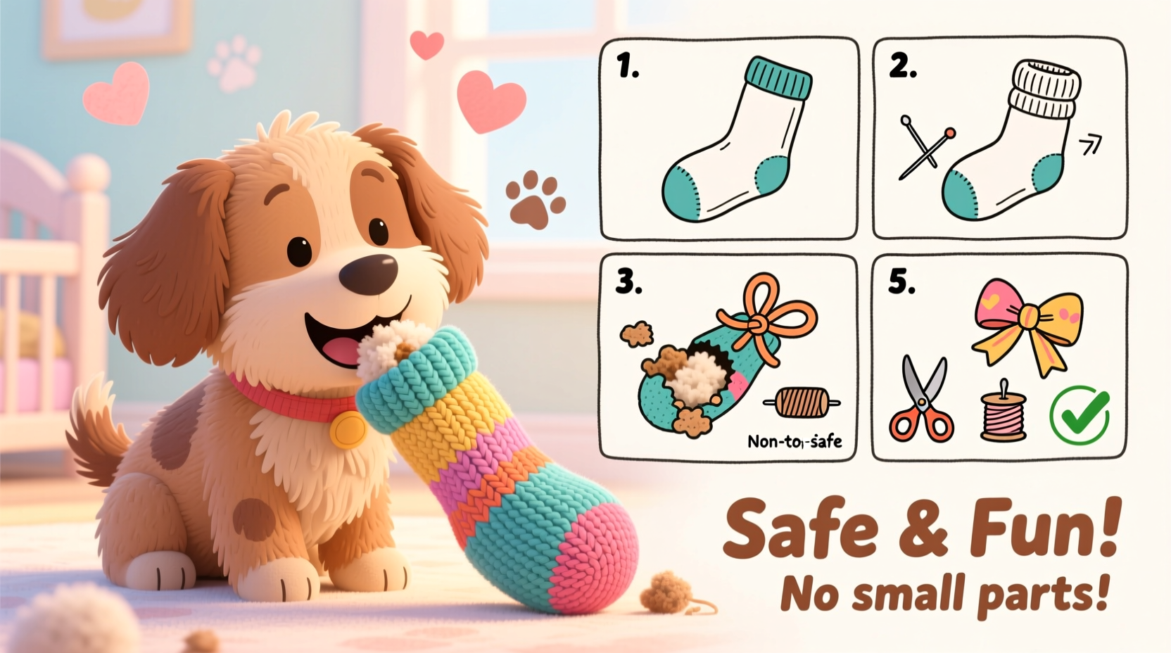 creative and easy sock dog toys step by step guide to make safe fun playthings for your pup