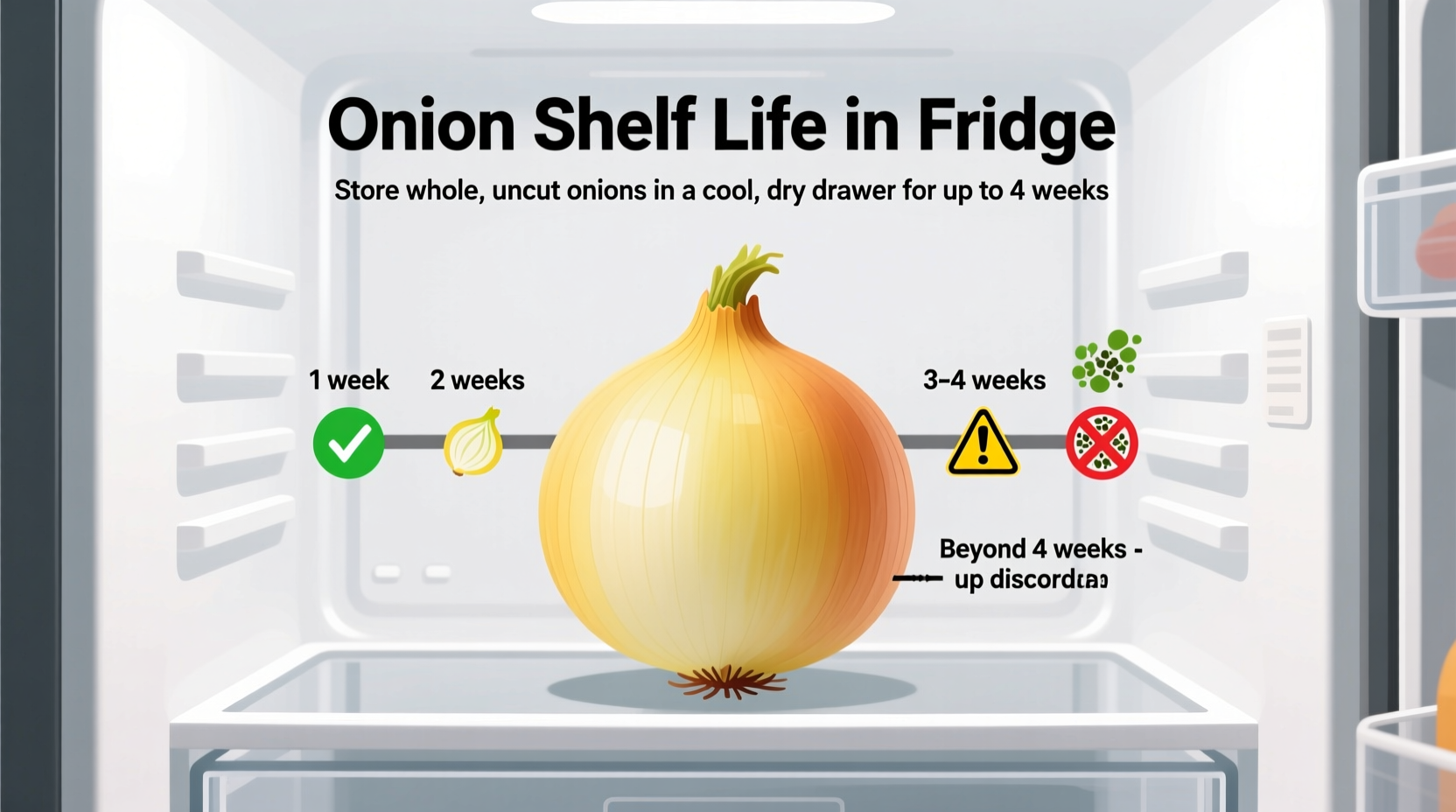 how long does onion last in fridge