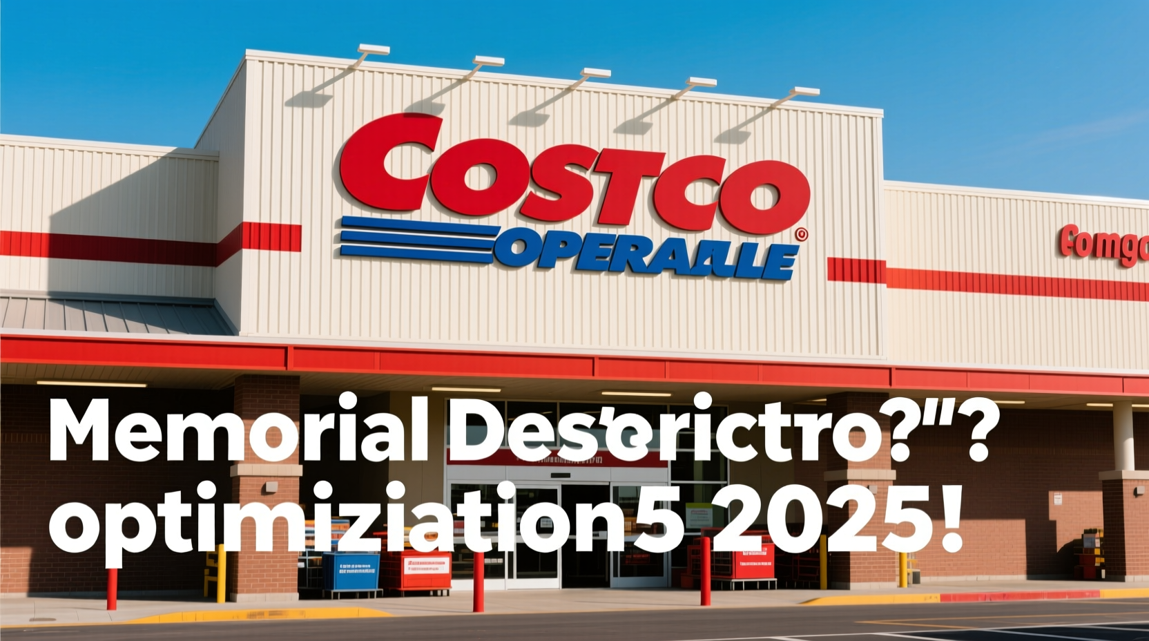 is costco open today on memorial day