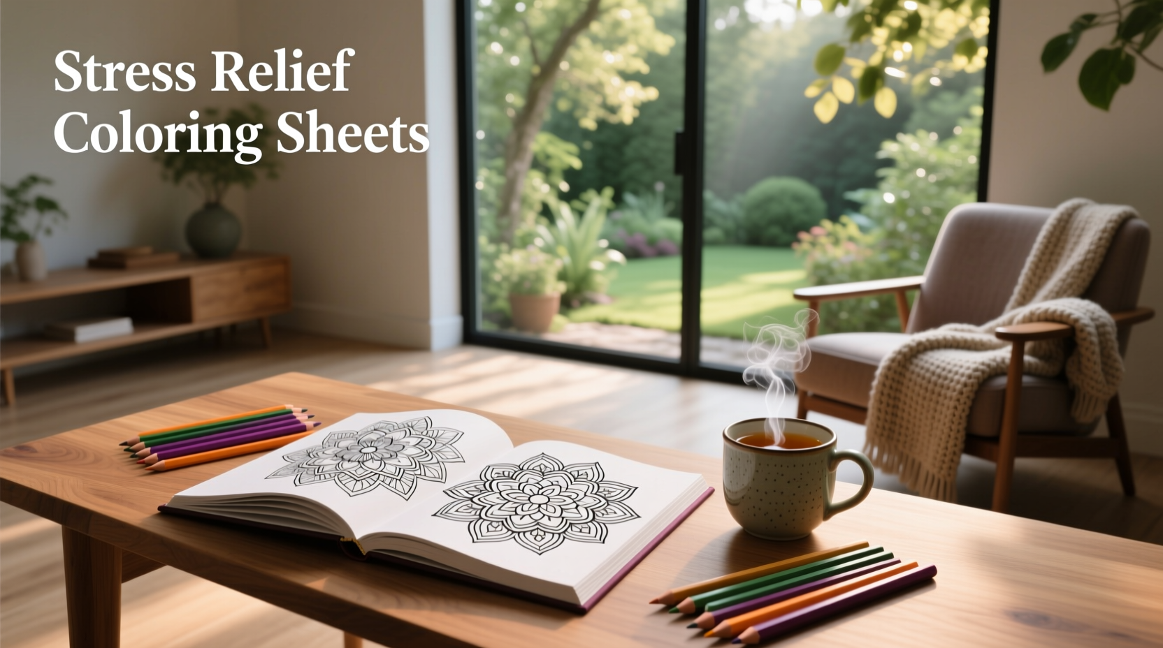stress relief coloring sheets guide