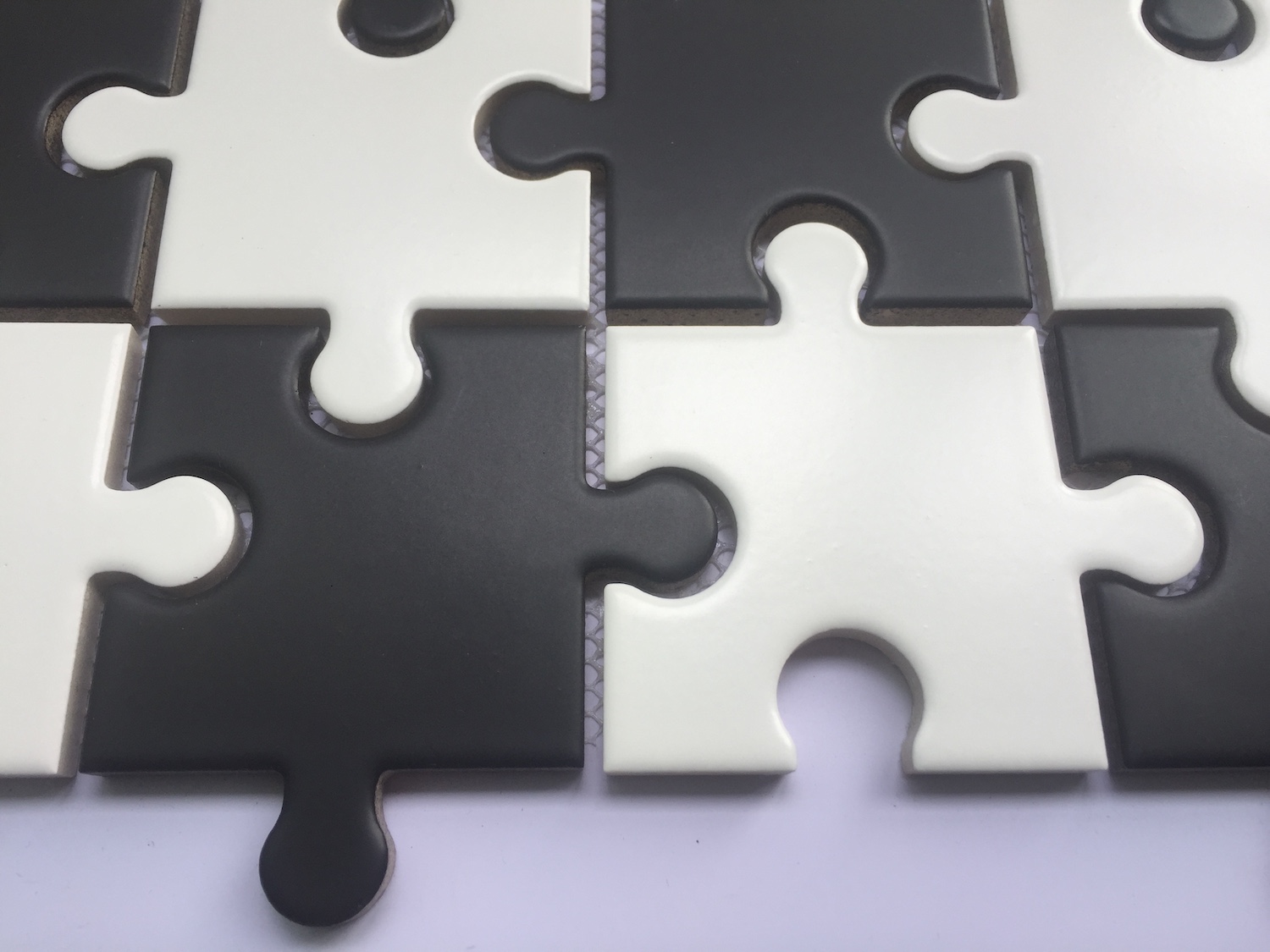 Puzzle Mosaic Jigsaw Wall Decoration Ceramic Mosaics Tetris Ceramic Floor and Wall Tiles