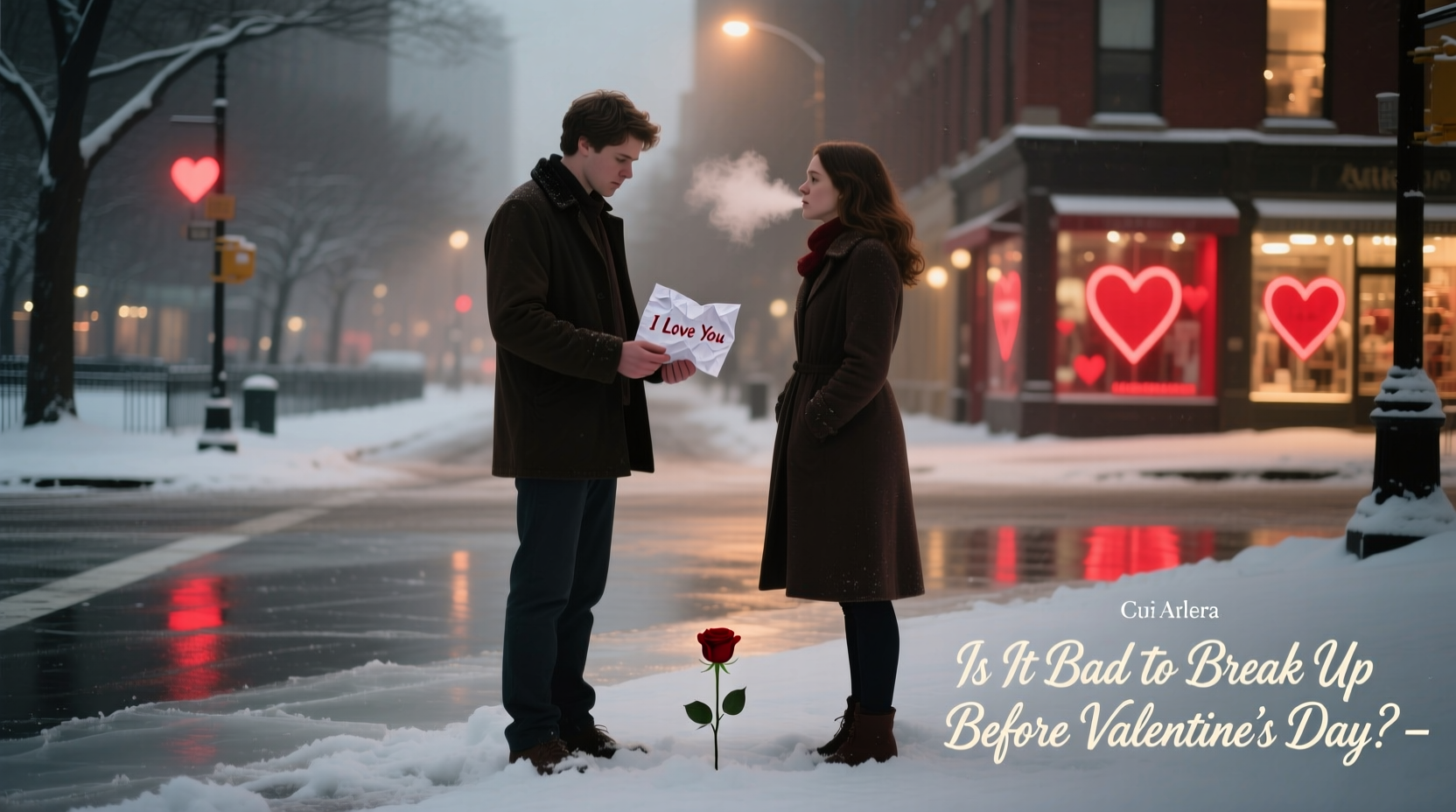 is it bad to break up before valentines day