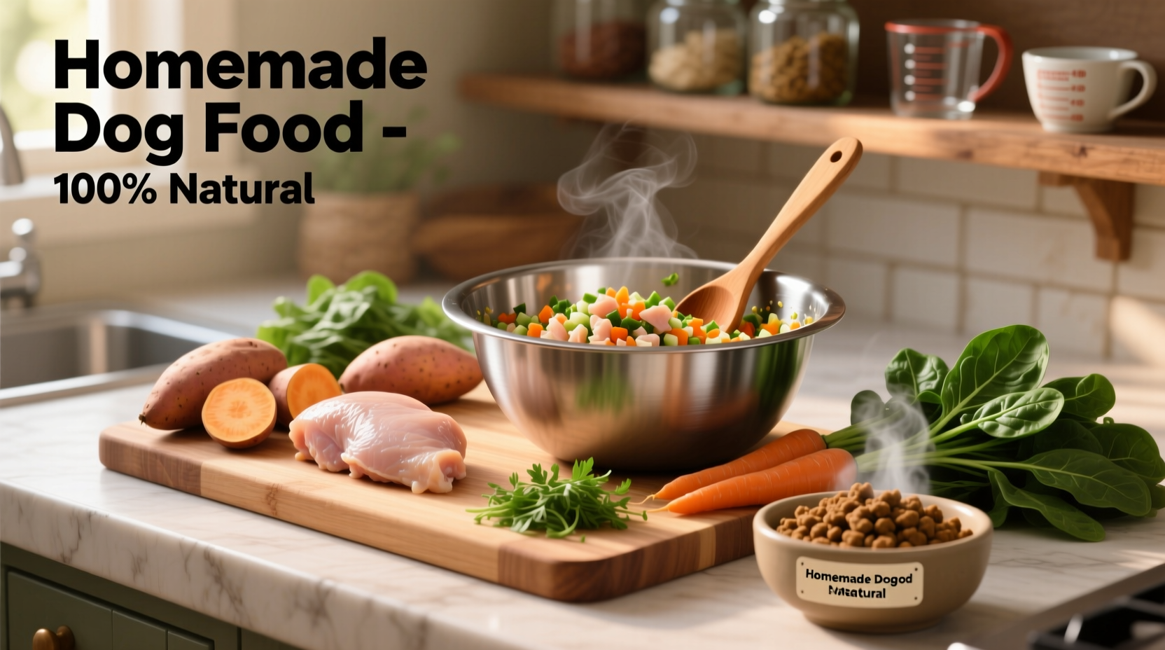 making homemade dog food