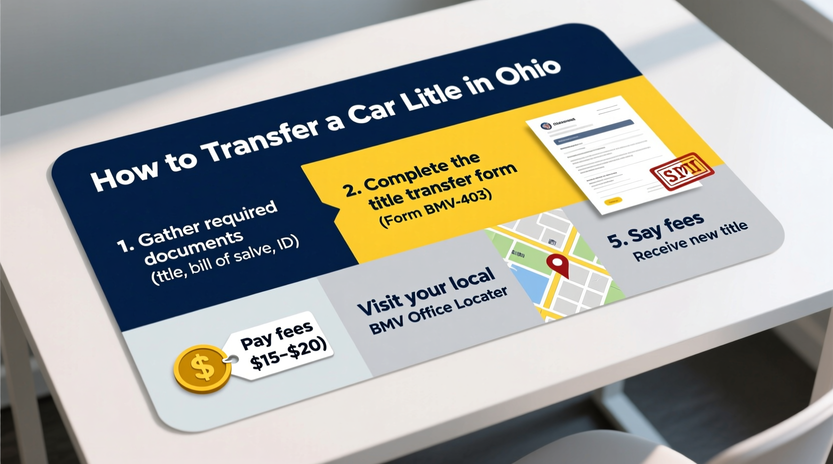 how do i transfer a car title in ohio