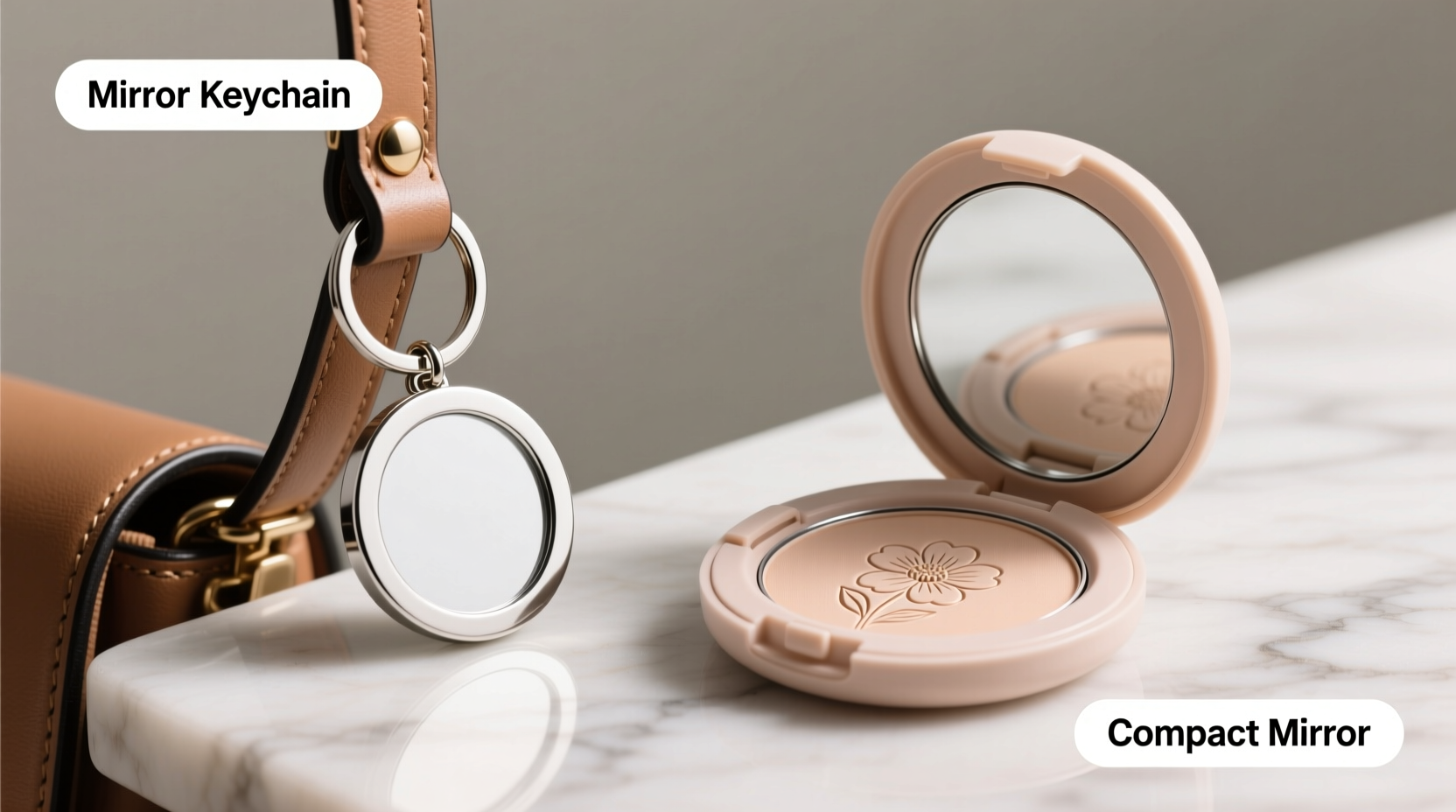 mirror keychain vs compact mirror which is actually better for on the go touch ups