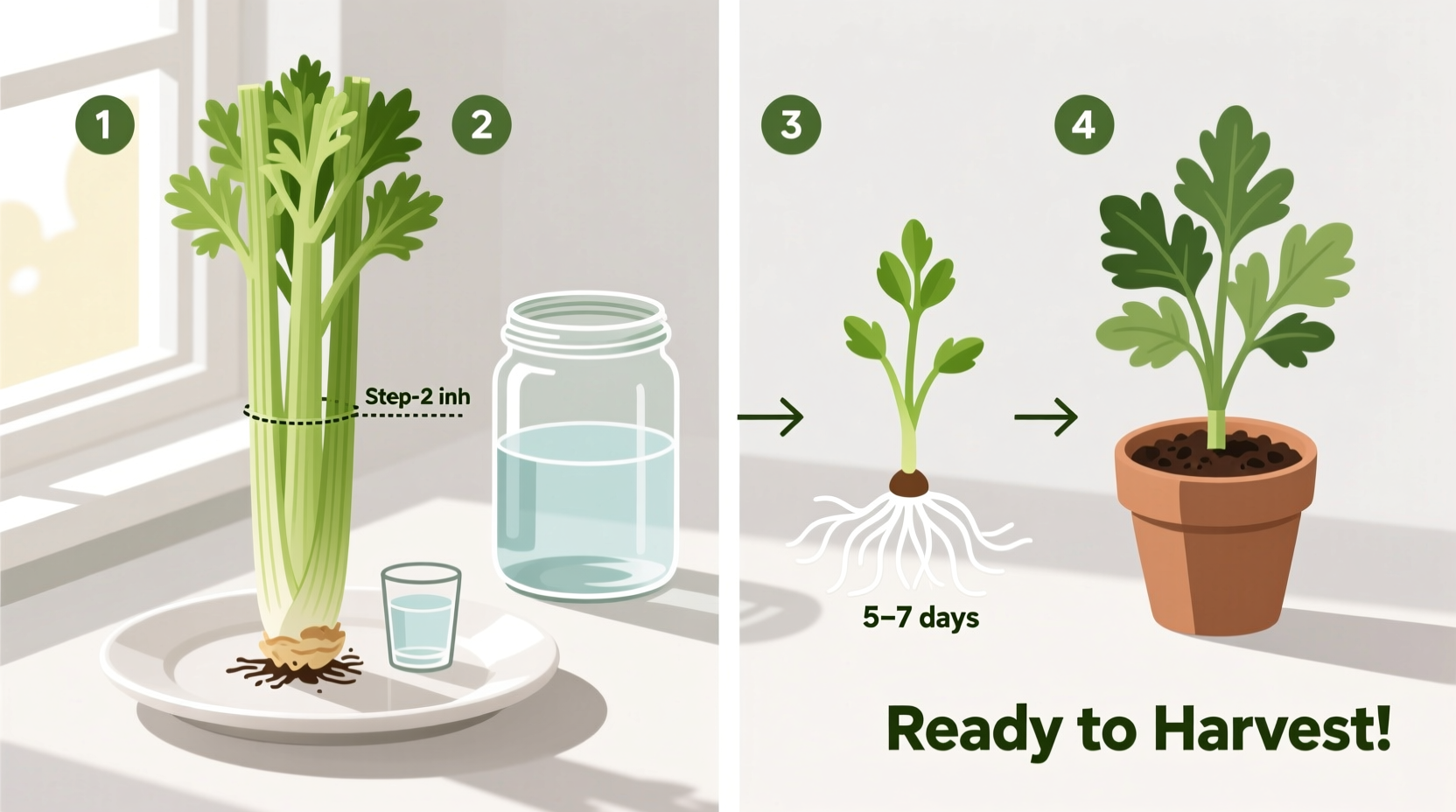 Regrow Celery from Scraps: 7-Day Method That Actually Works