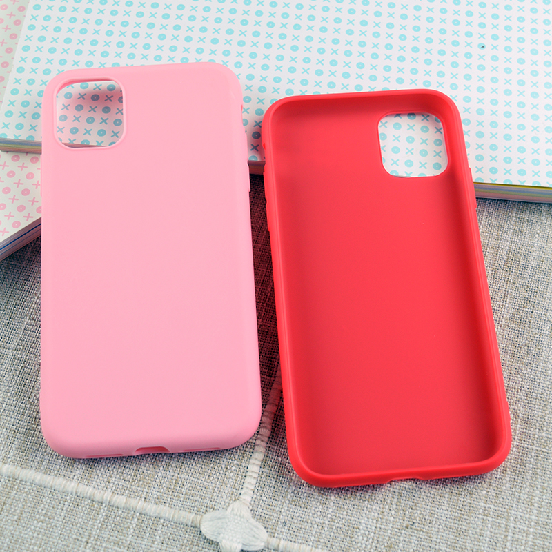 定制批发柔软防震薄抗爆糖果色优质tpu移动蜂窝生态友好手机壳iphone