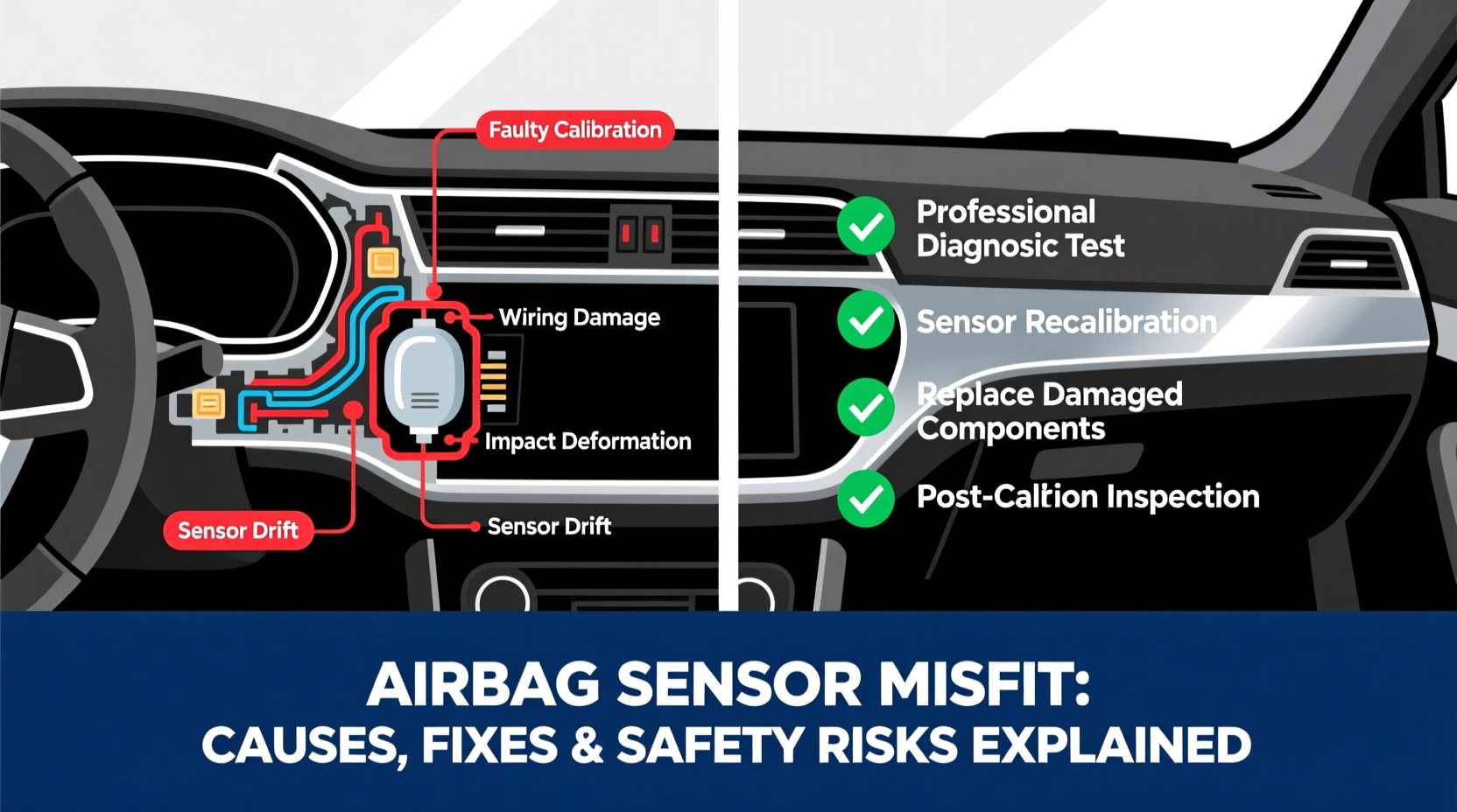 Airbag Sensor Misfit: Causes, Fixes & Safety Risks Explained