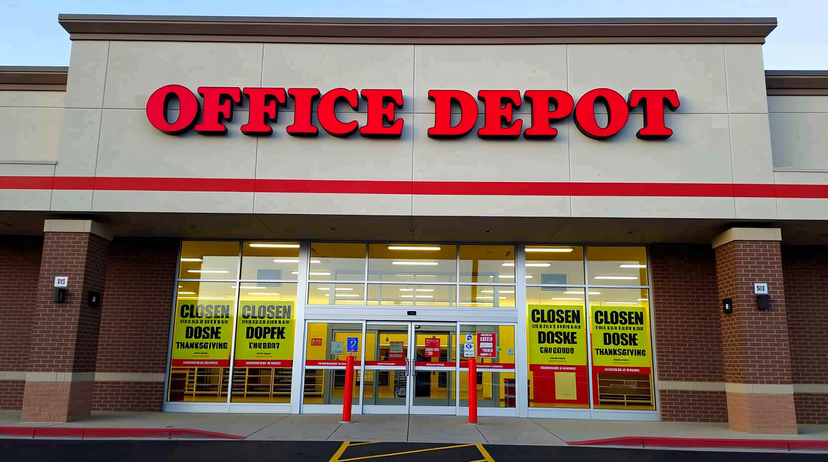 is office depot open on thanksgiving