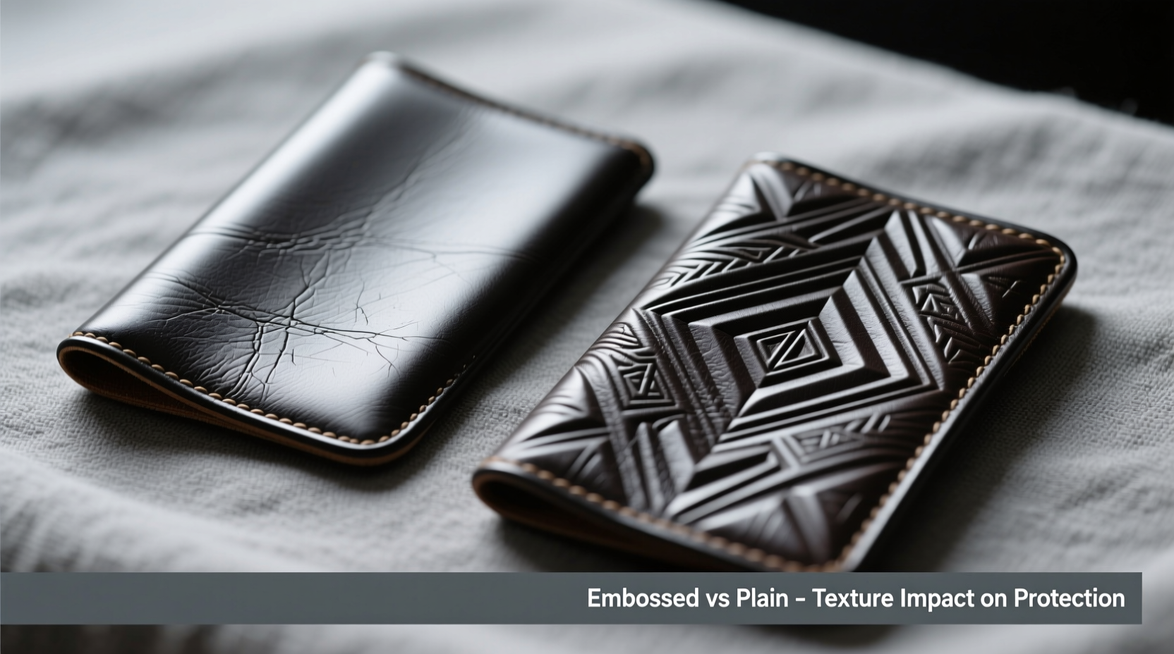 embossed vs plain leather protector is the extra texture worth it for protection