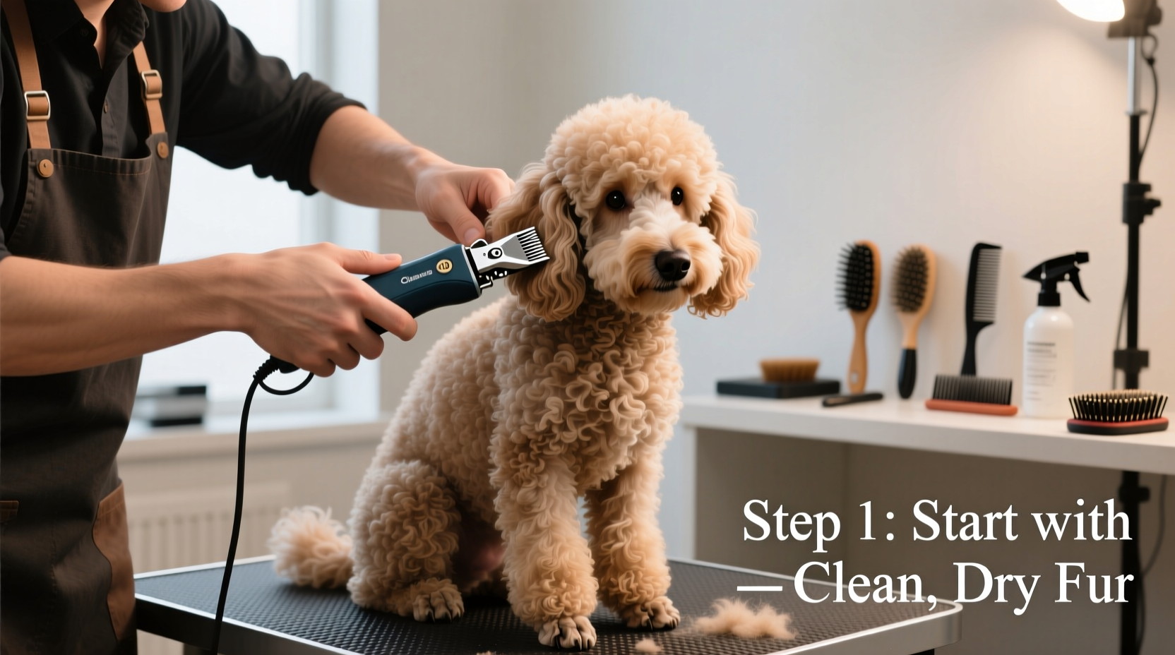 mastering at home poodle grooming step by step guide to using clippers like a pro