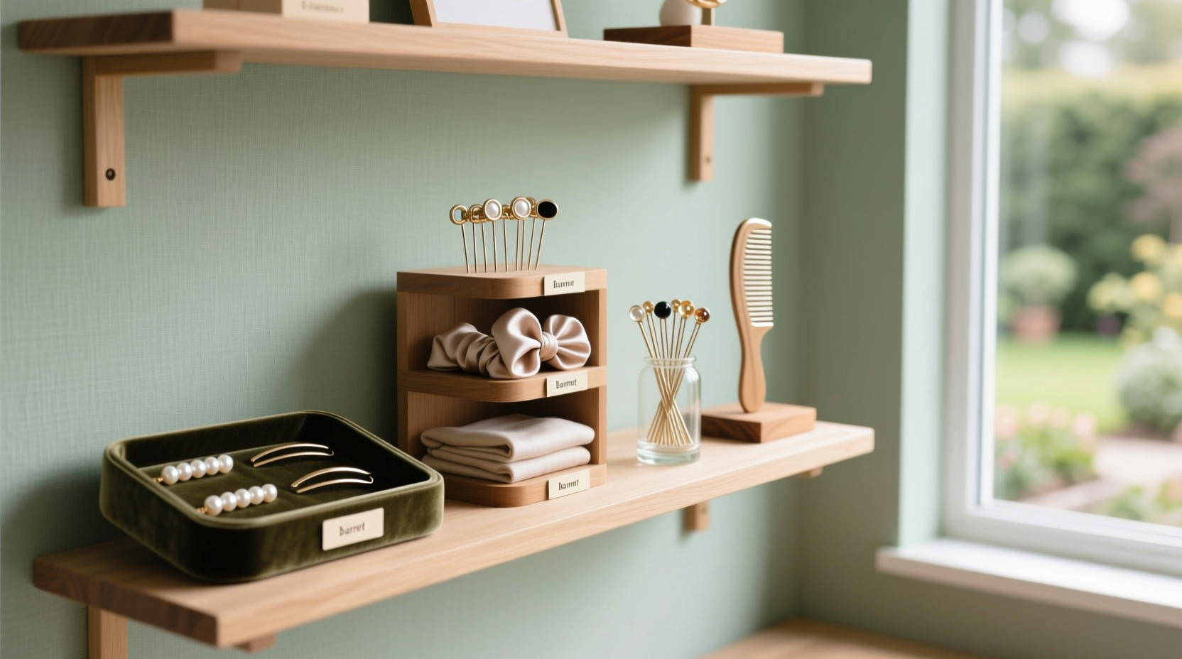 ways to organize hair accessories