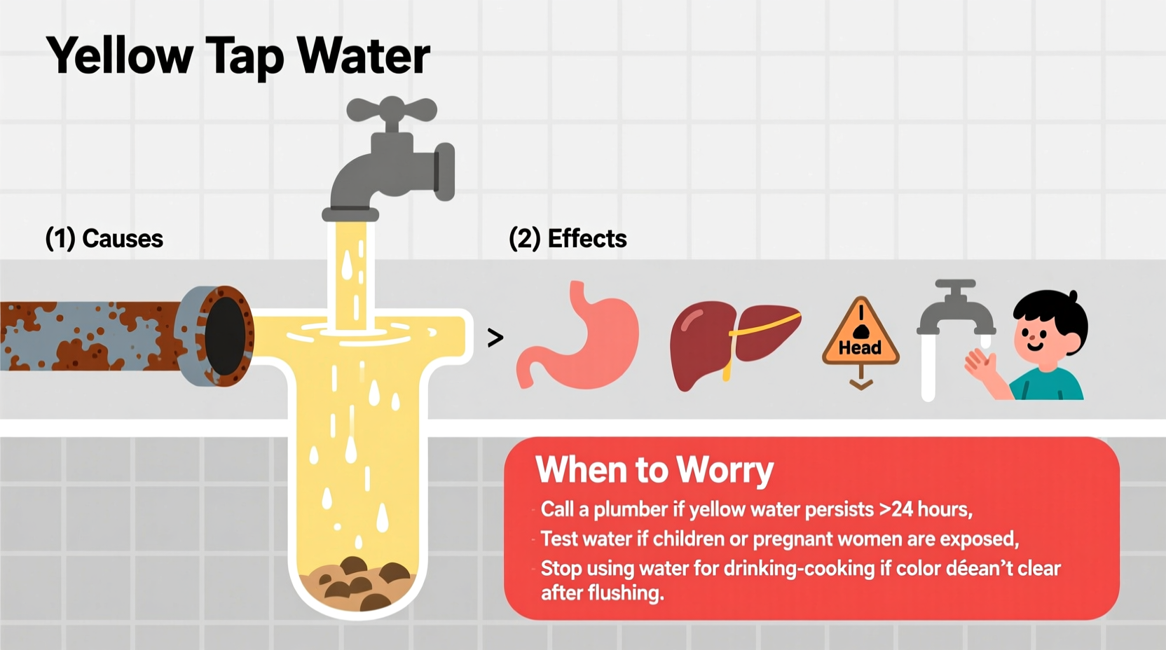 Yellow Tap Water Causes What To Do And When To Worry