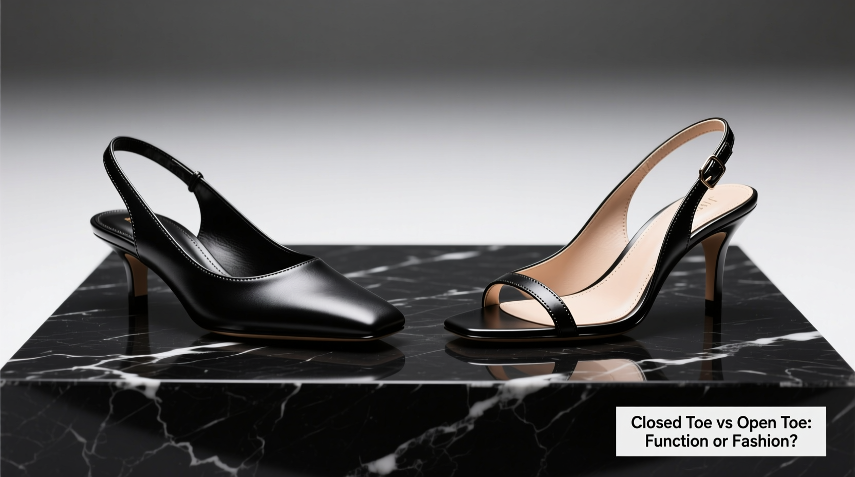 closed toe vs open toe slingbacks does it really matter or is it just a trend