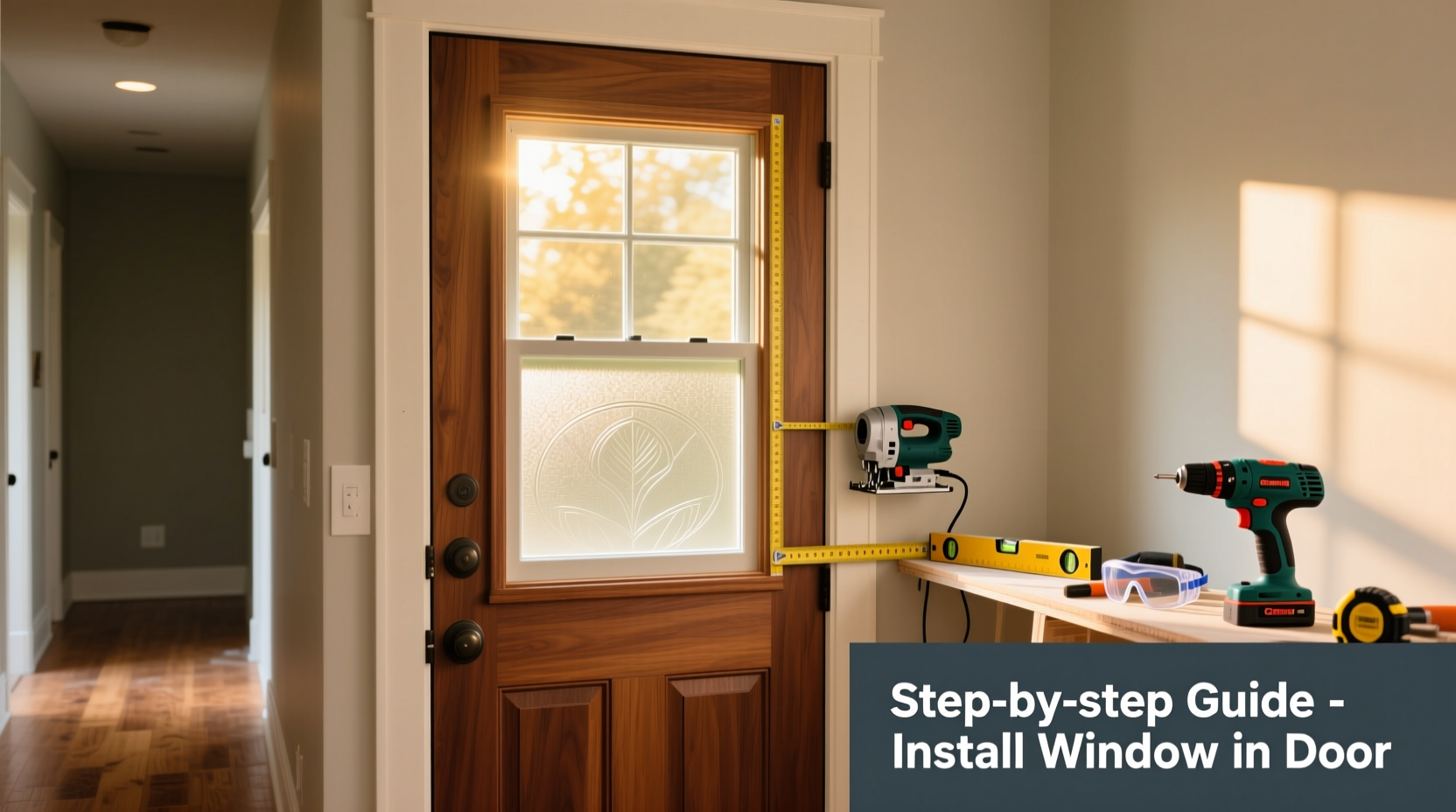 Step By Step Guide To Installing A Window In Your Door For Enhanced ...