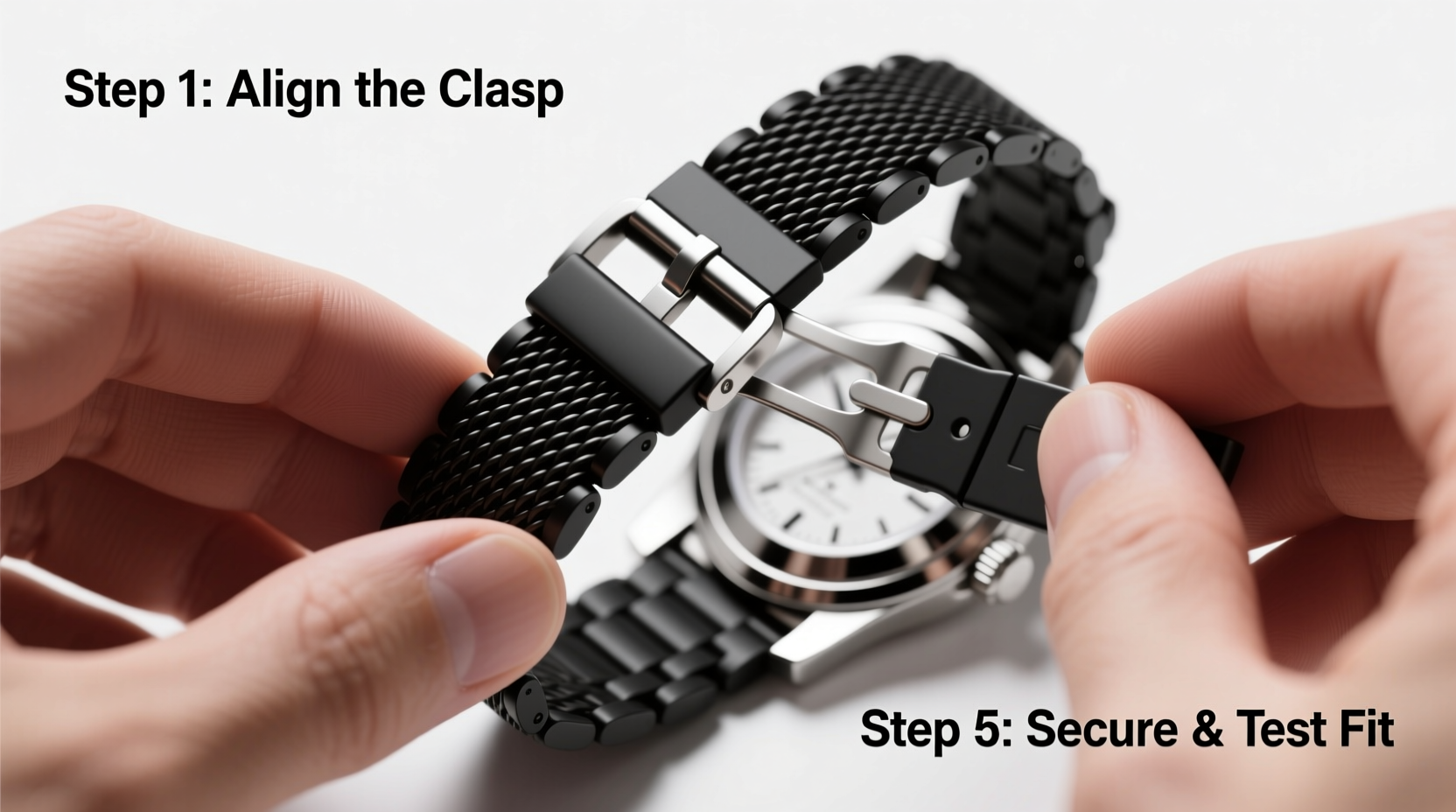 mastering milanese loop adjustments a step by step guide to perfect watch bracelet fit