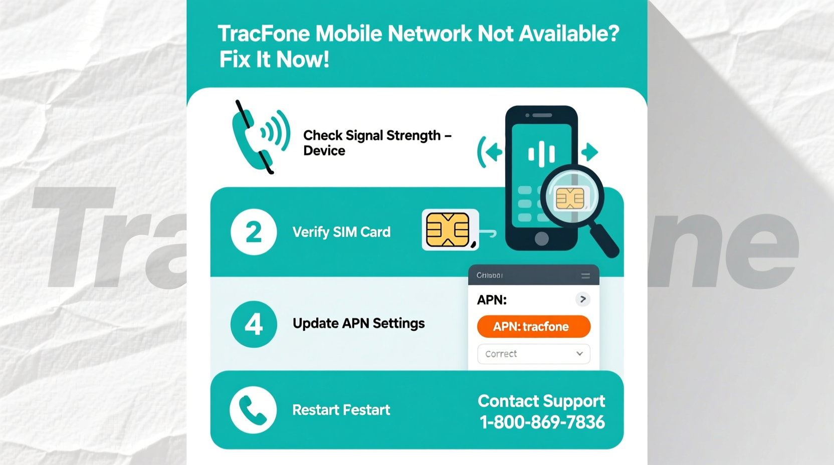 tracfone mobile network not available troubleshooting tips