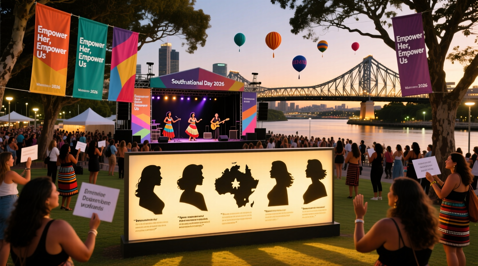 international womens day events brisbane