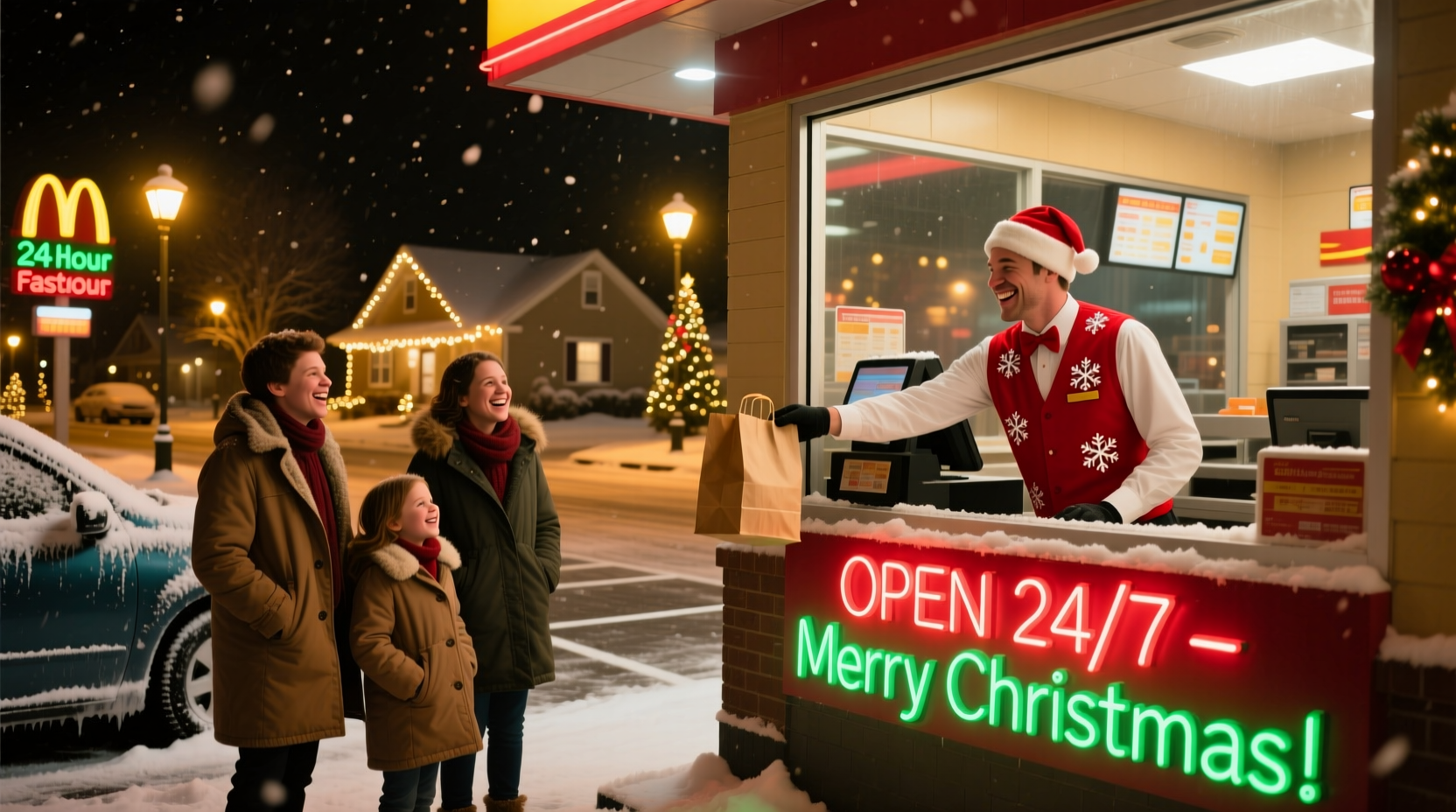 which fast food is open on christmas day