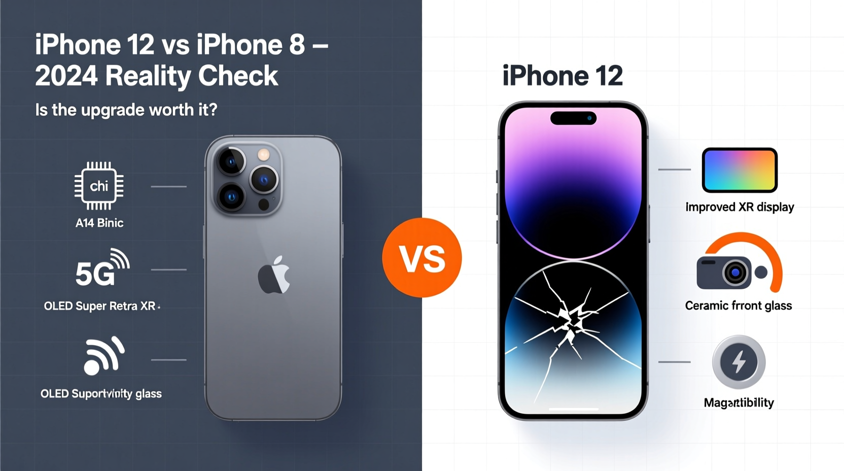 is upgrading from iphone 8 to iphone 12 worth it in current year what do you actually gain